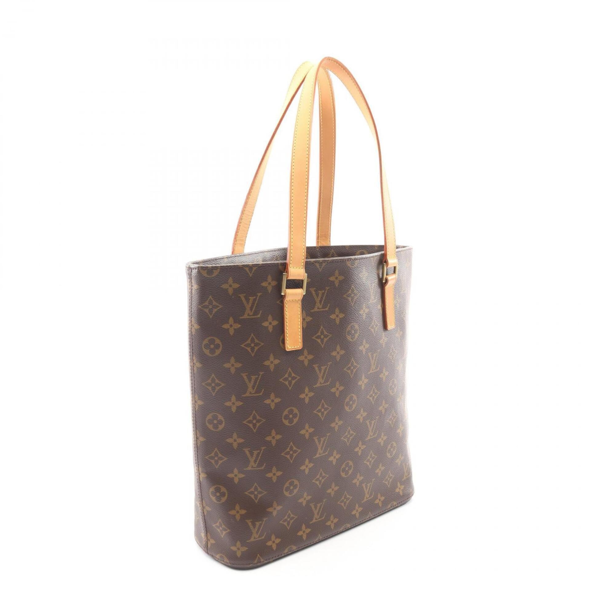 Louis Vuitton Brown Monogram Pvc Coated Canvas Leather Handbag Tote Bag (Pre-Owned)
