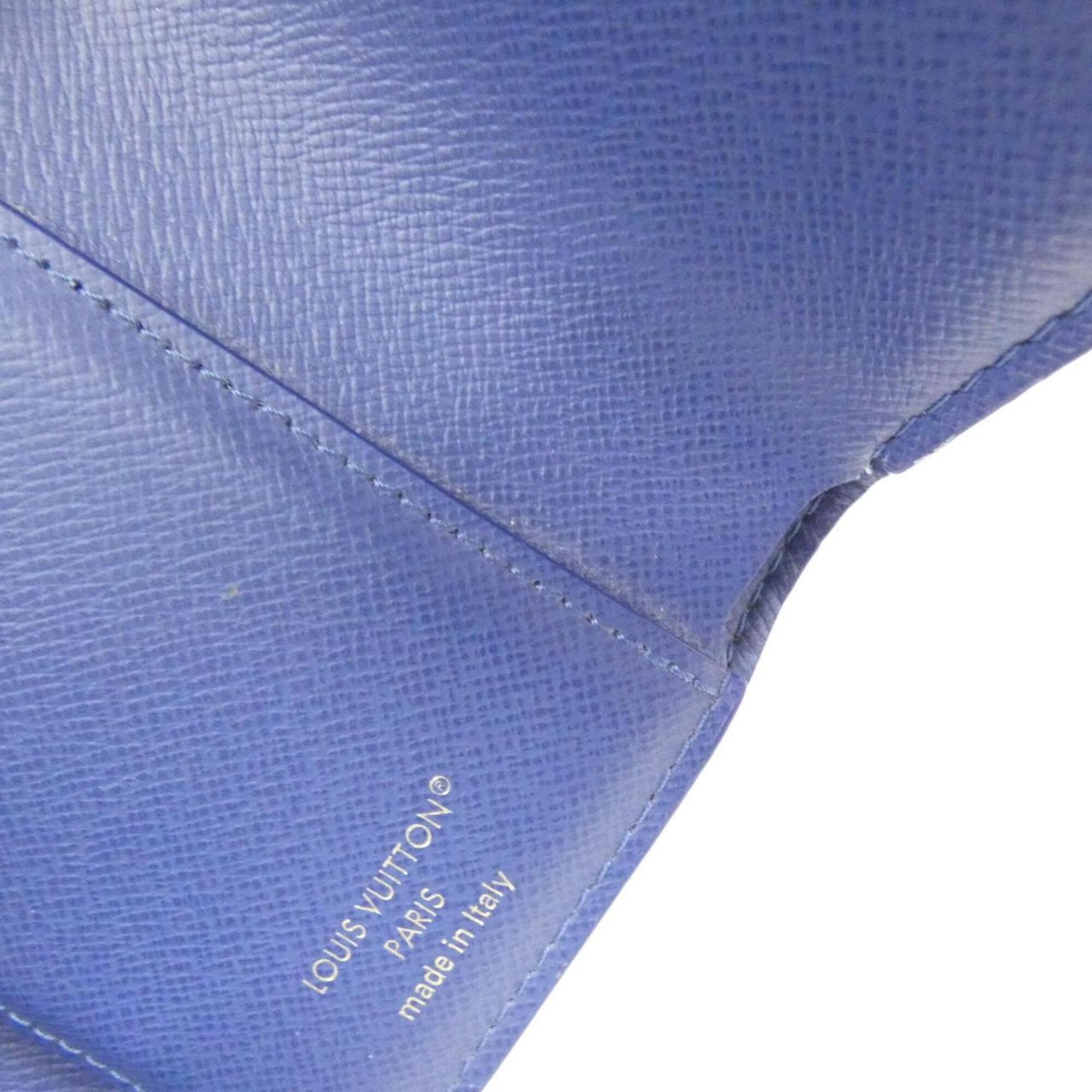 Louis Vuitton Blue Denim Wallet (Tri-Fold) (Pre-Owned)