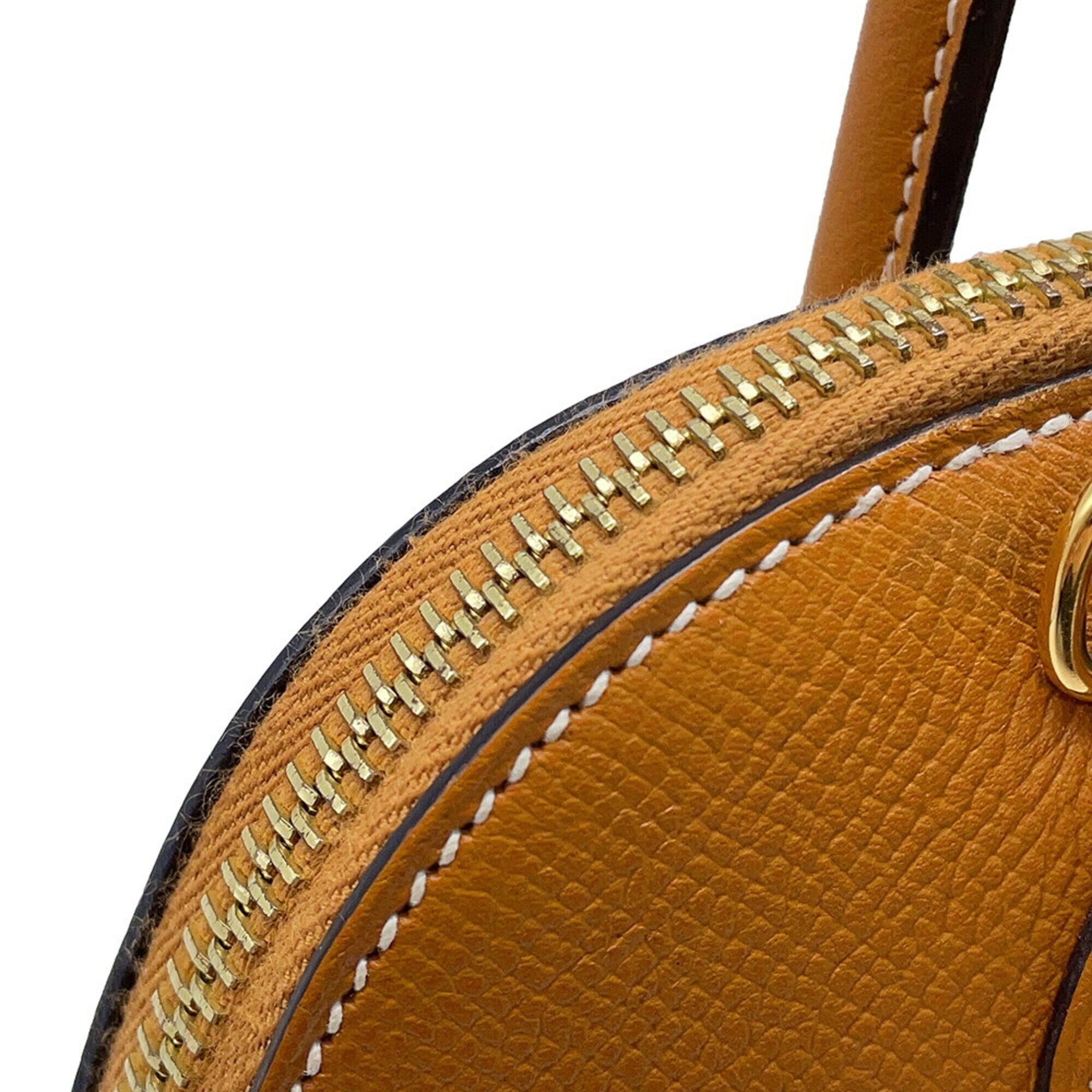 Hermes Gold Brown Epsom Leather Handbag Shoulder Bag (Pre-Owned)