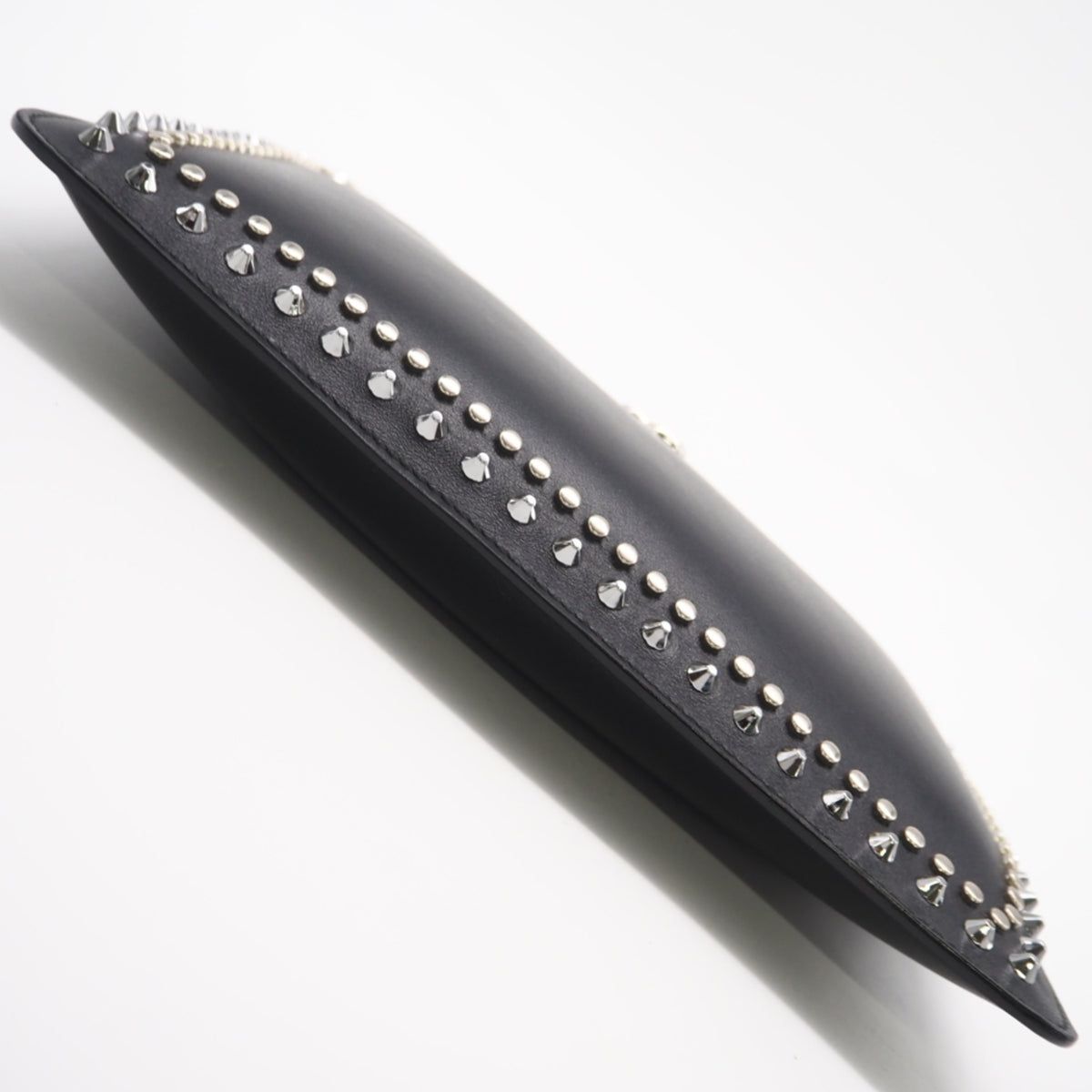 Jimmy Choo Black Leather Clutch Bag (Pre-Owned)
