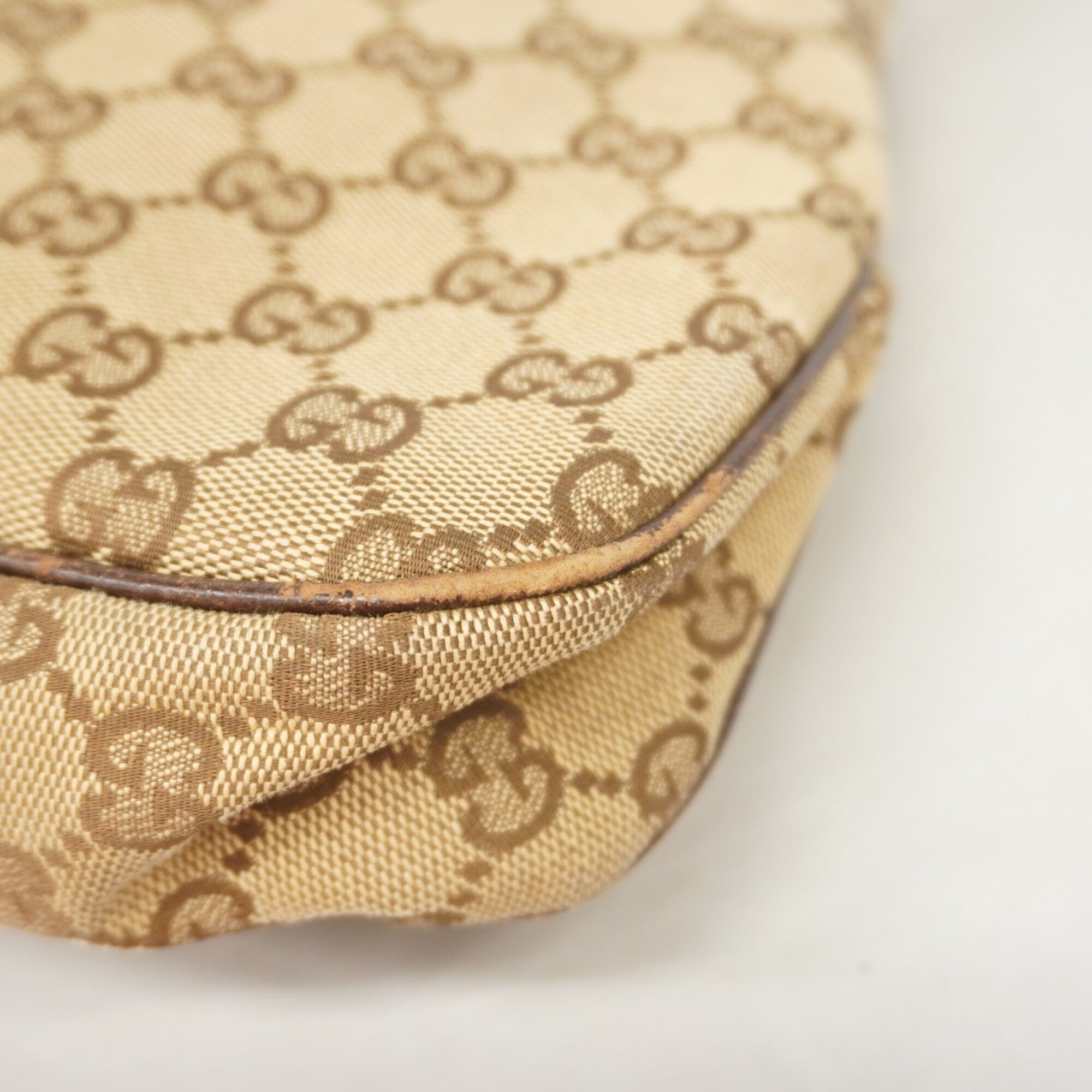 Gucci Beige Canvas Tote Bag (Pre-Owned)