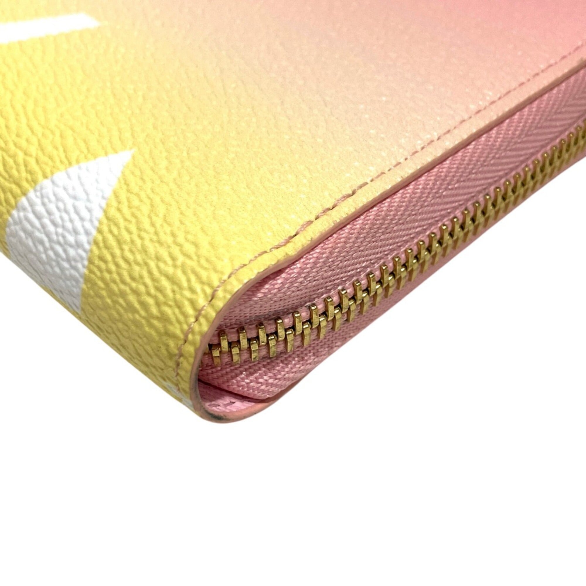 Louis Vuitton Rose Clair Pvc Long Wallet (Bi-Fold) (Pre-Owned)
