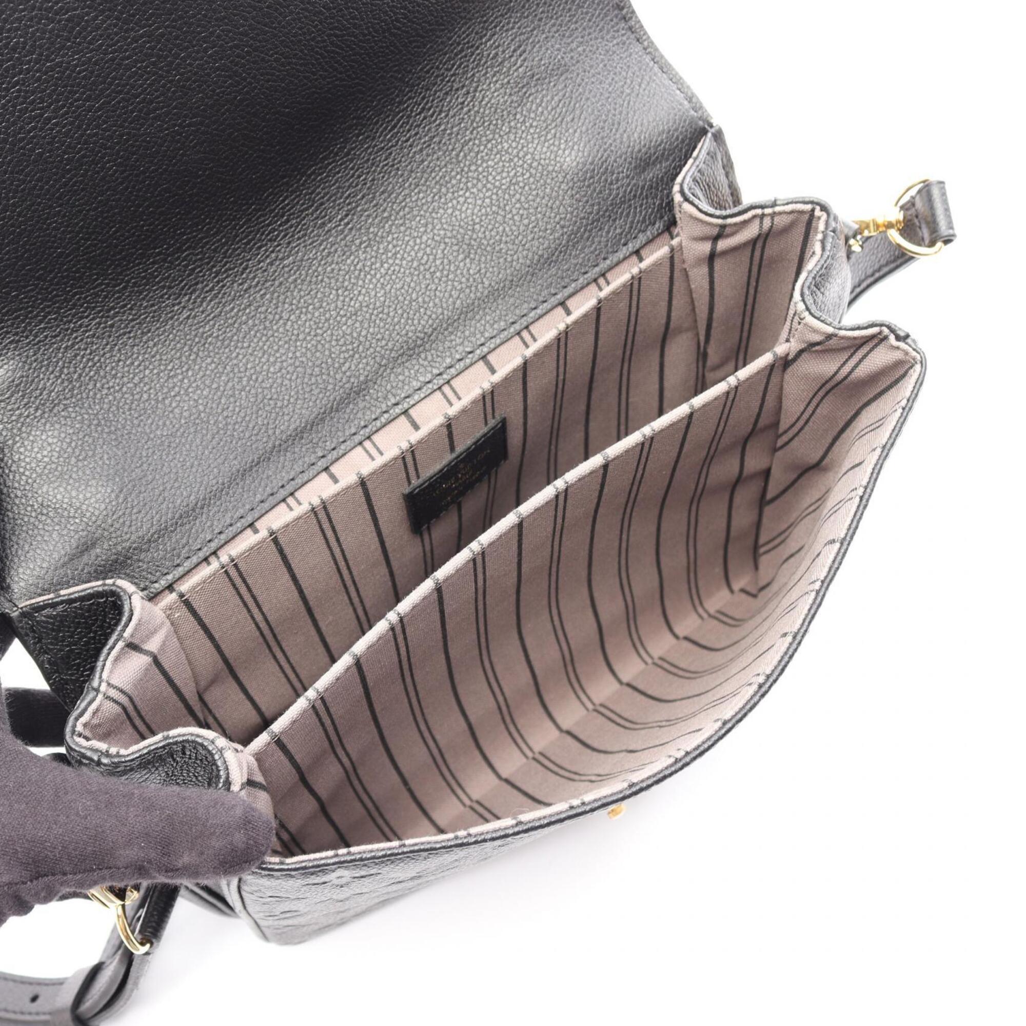 Louis Vuitton Black Monogram Empreinte Leather Handbag Pochette (Pre-Owned)