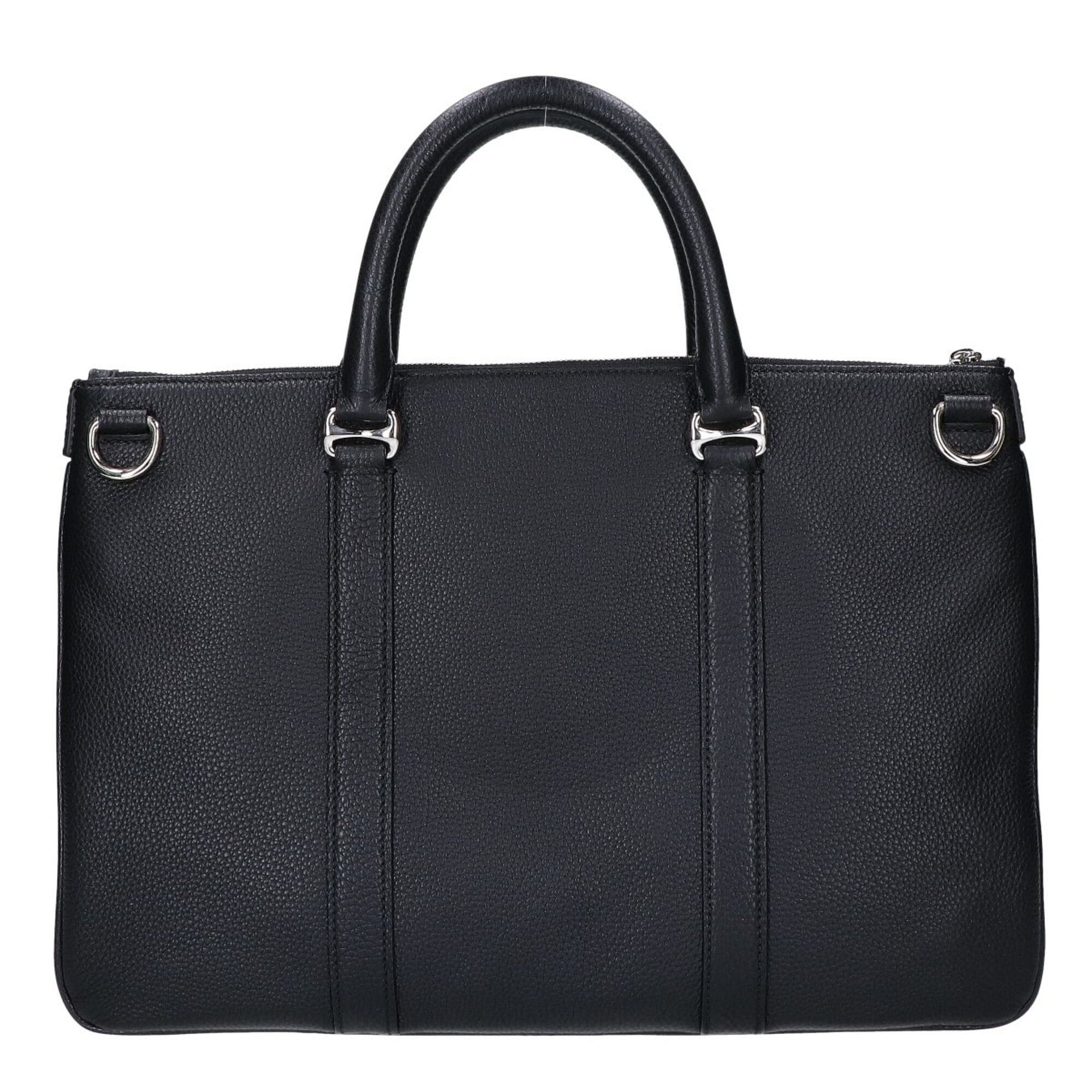 Bally Black Leather Briefcase (Pre-Owned)