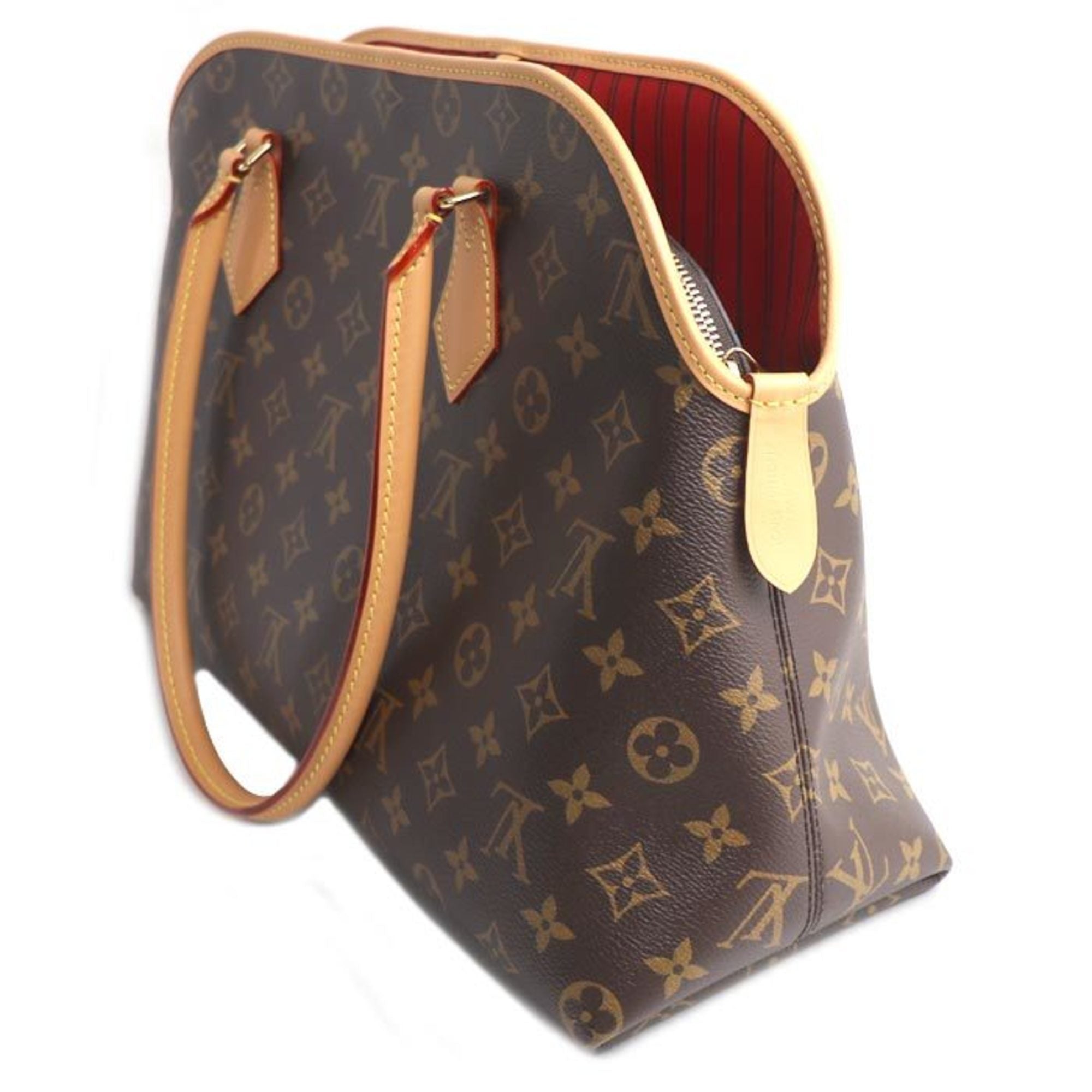 Louis Vuitton Brown Monogram Pouch Tote Bag (Pre-Owned)