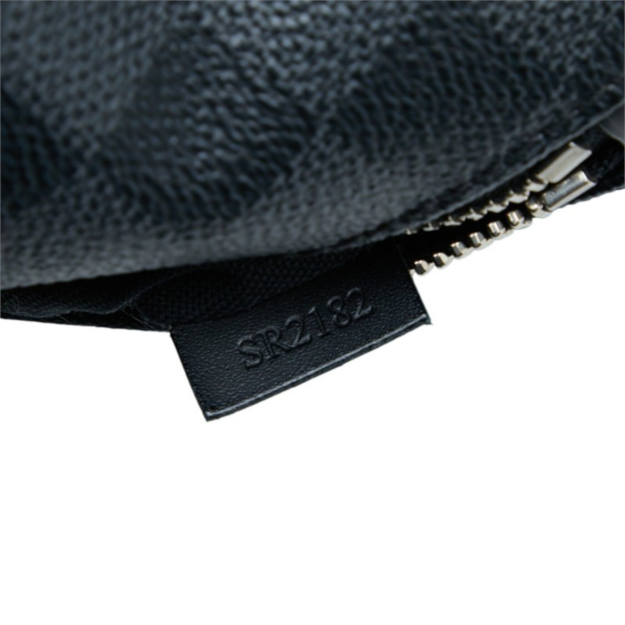 Louis Vuitton Black Gray Pvc Leather Shoulder Bag (Pre-Owned)
