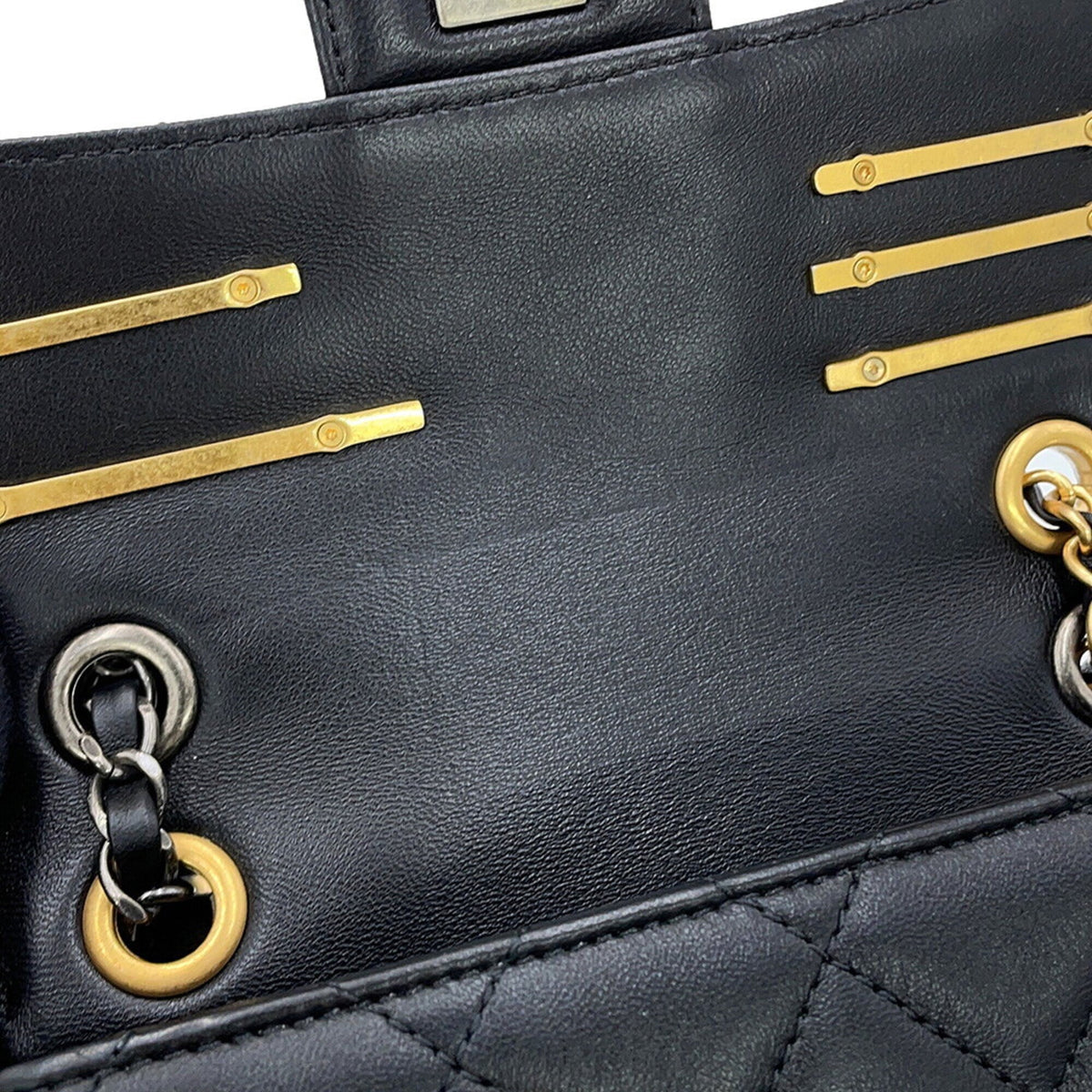 Chanel Black Rhinestone Handbag Shoulder Bag (Pre-Owned)