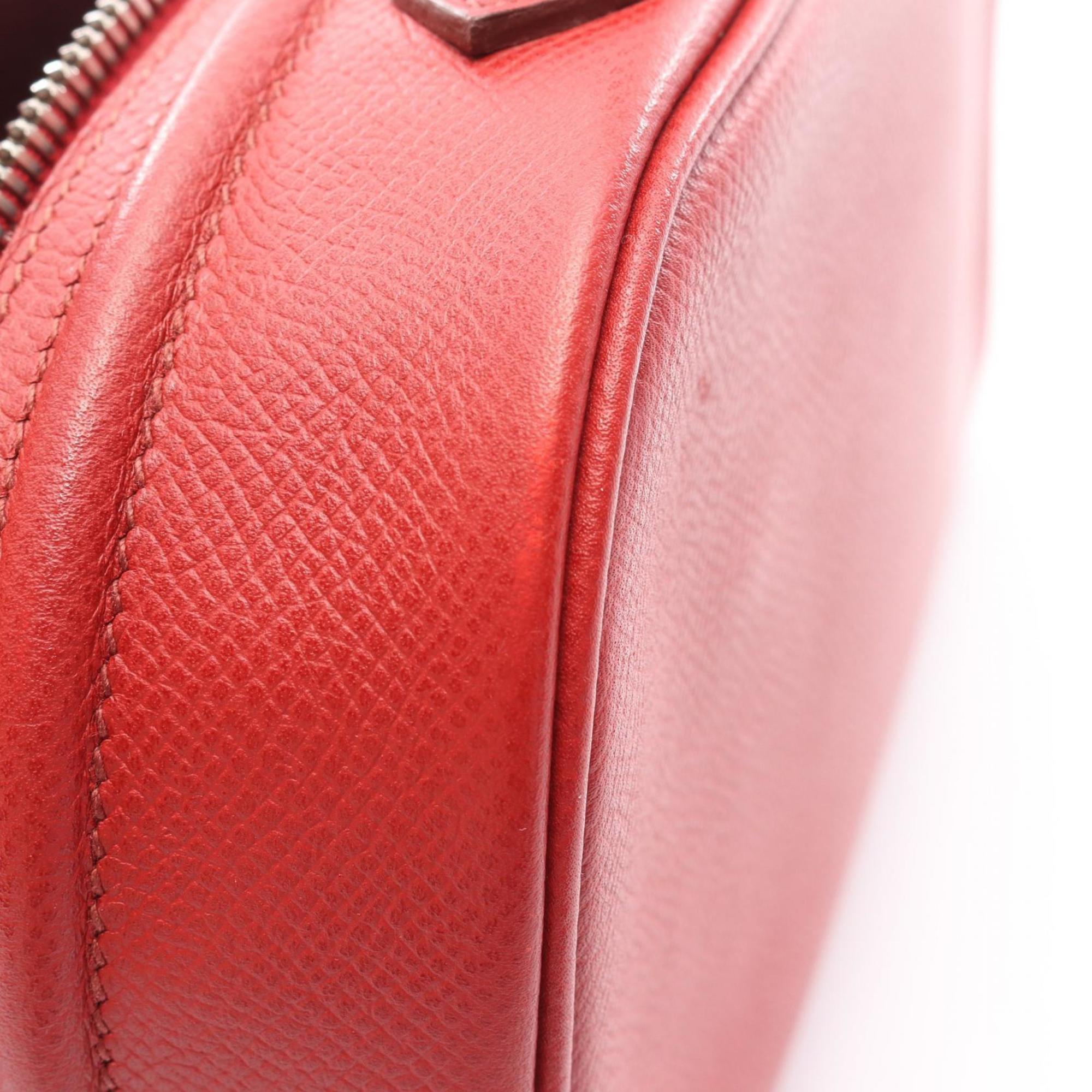Hermes Red Color Epsom Leather Handbag (Pre-Owned)