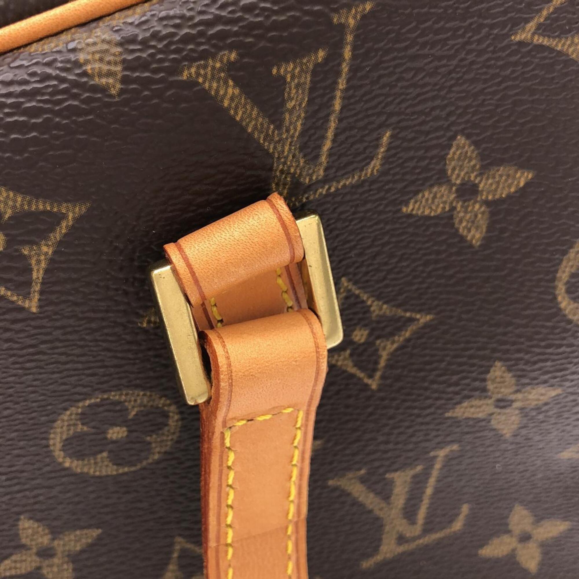 Louis Vuitton Brown Coated Canvas Shoulder Bag (Pre-Owned)