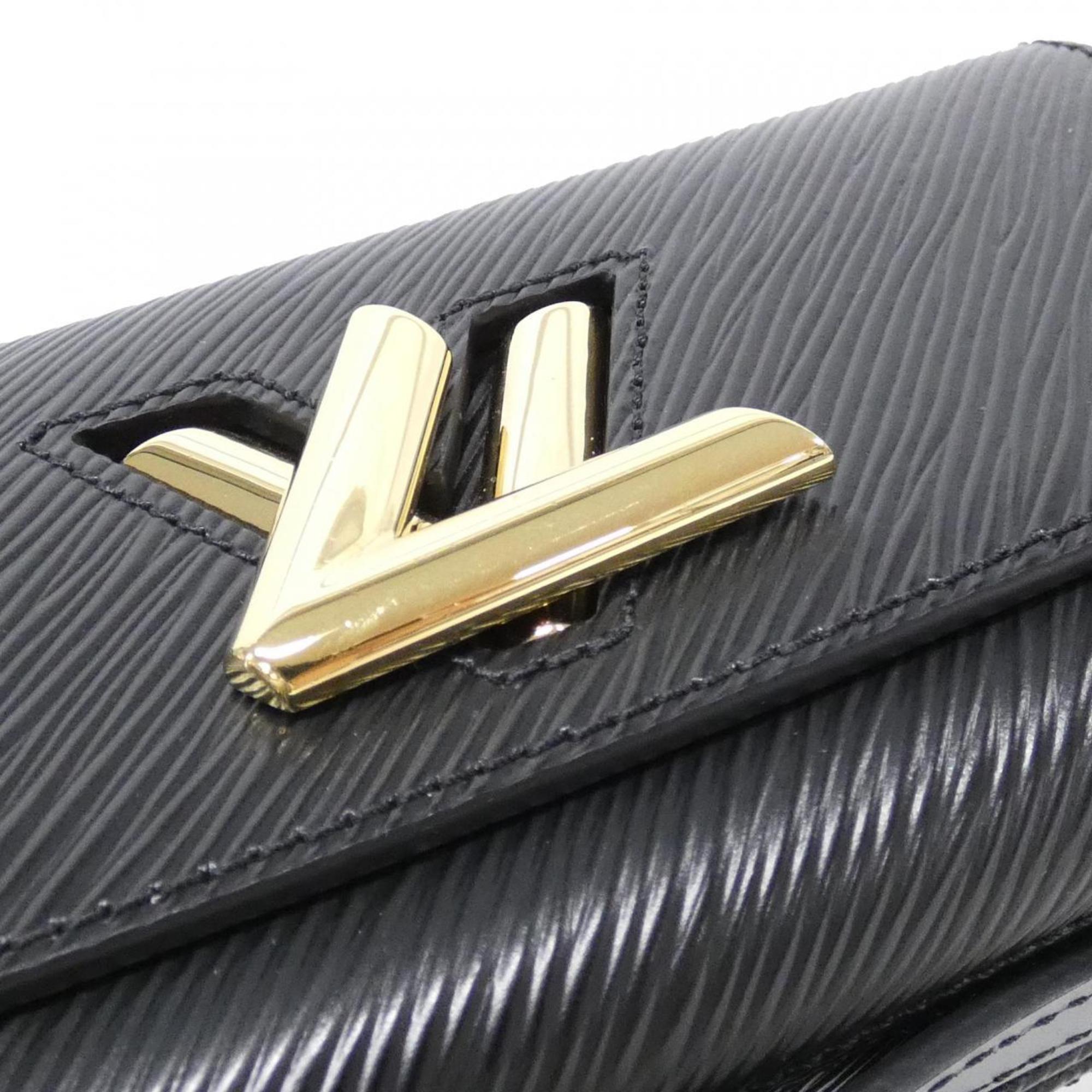 Louis Vuitton Black Leather Handbag Pochette (Pre-Owned)