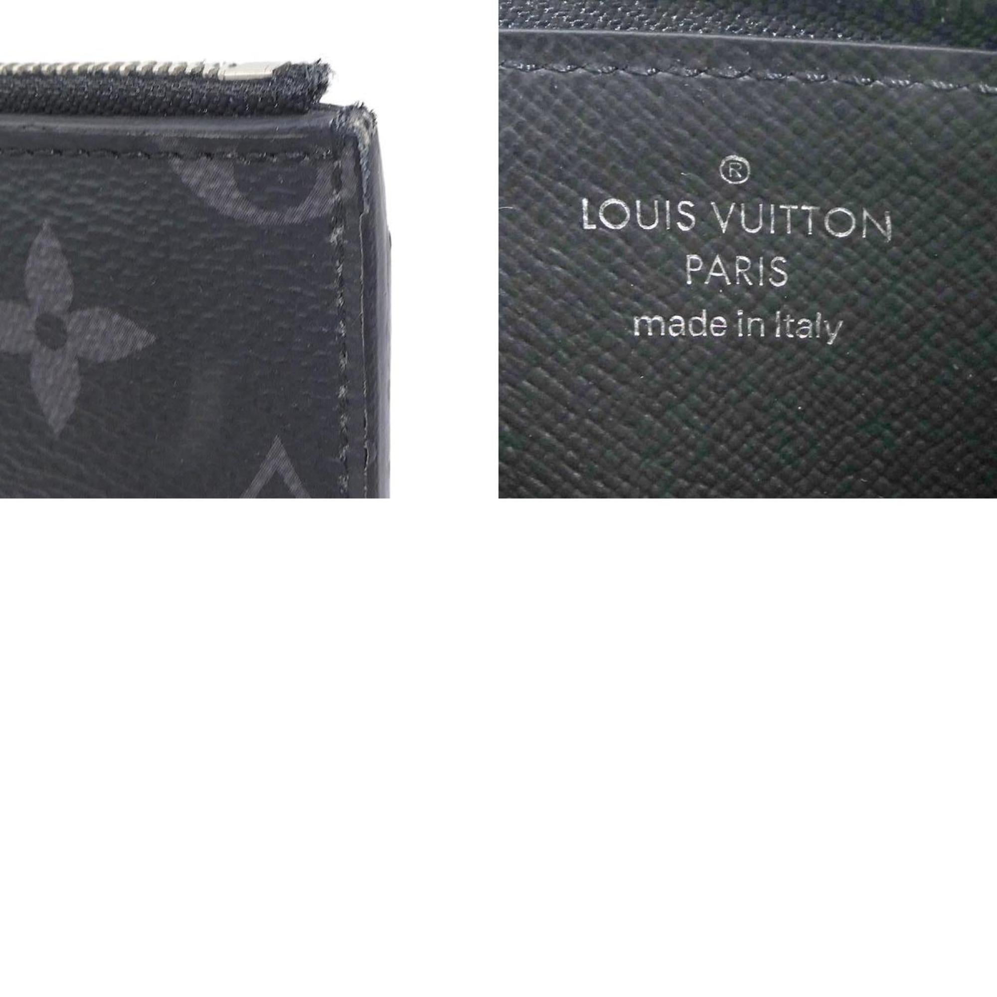 Louis Vuitton Black Gray Pvc Leather Coin Purse/Coin Case (Pre-Owned)