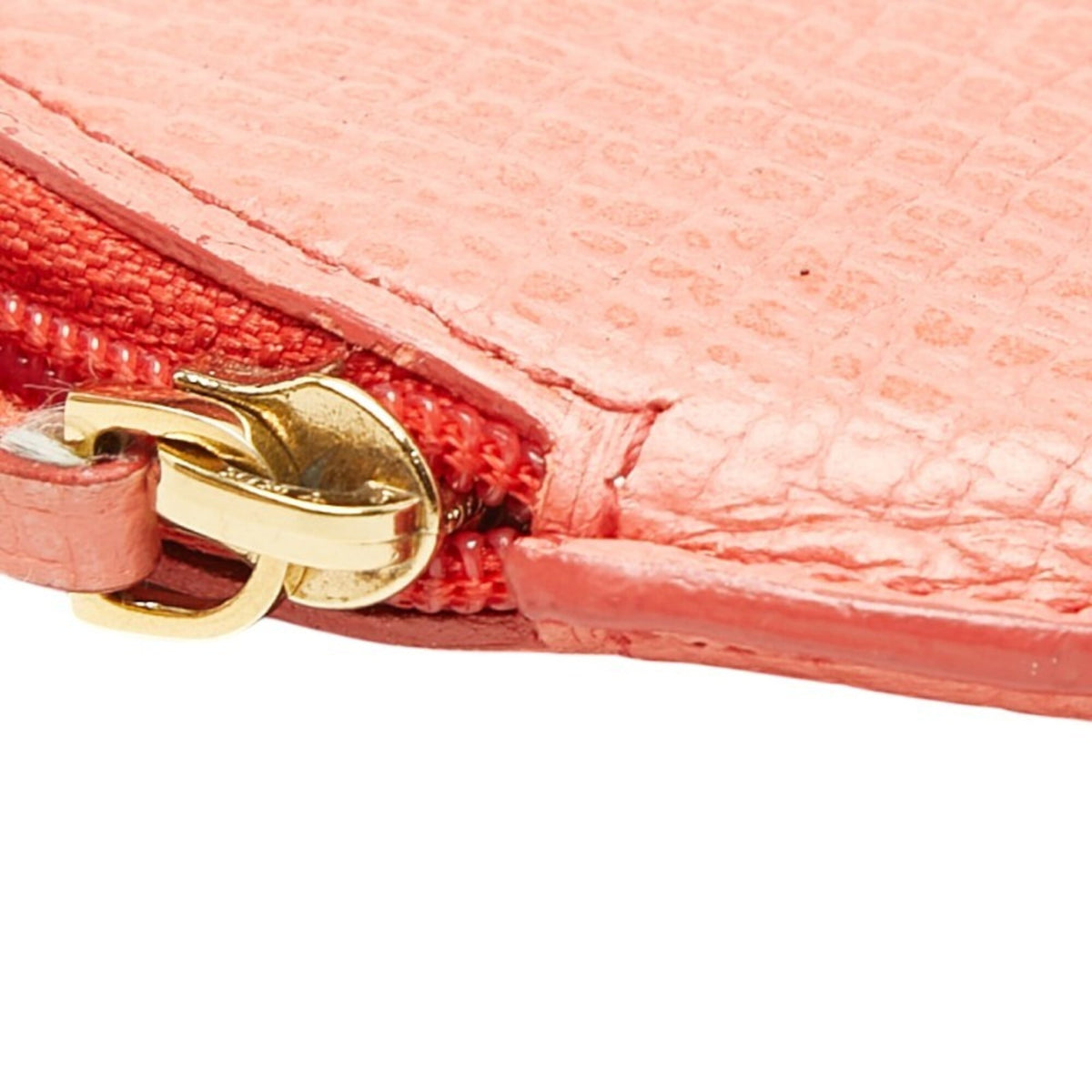 Loewe Pink Leather Coin Purse/Coin Case (Pre-Owned)