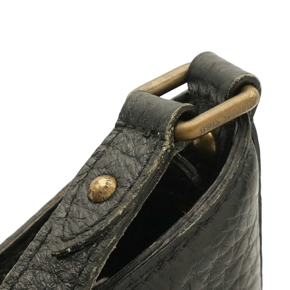 Louis Vuitton Black Monogram Noir Monogram Denim Shoulder Bag (Pre-Owned)