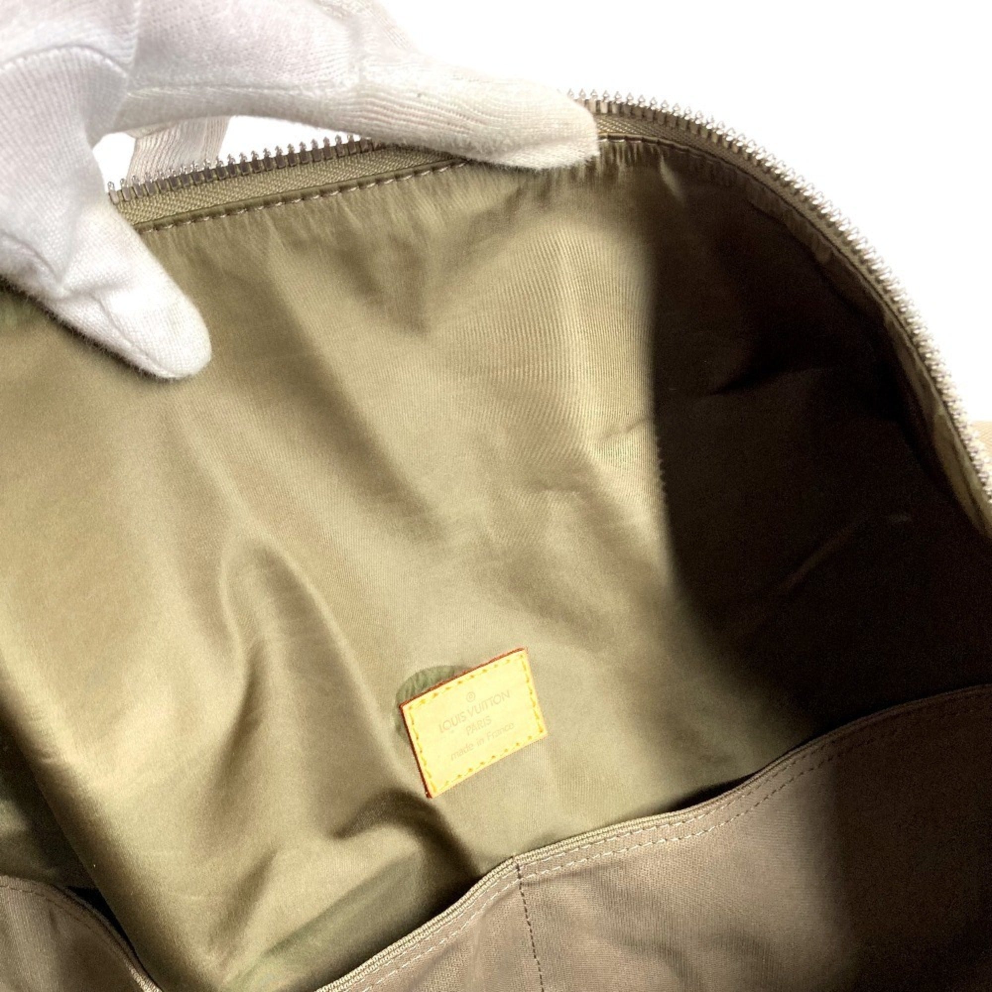 Louis Vuitton Beige Sable Damier Geant Canvas Boston Bag Shoulder Bag (Pre-Owned)