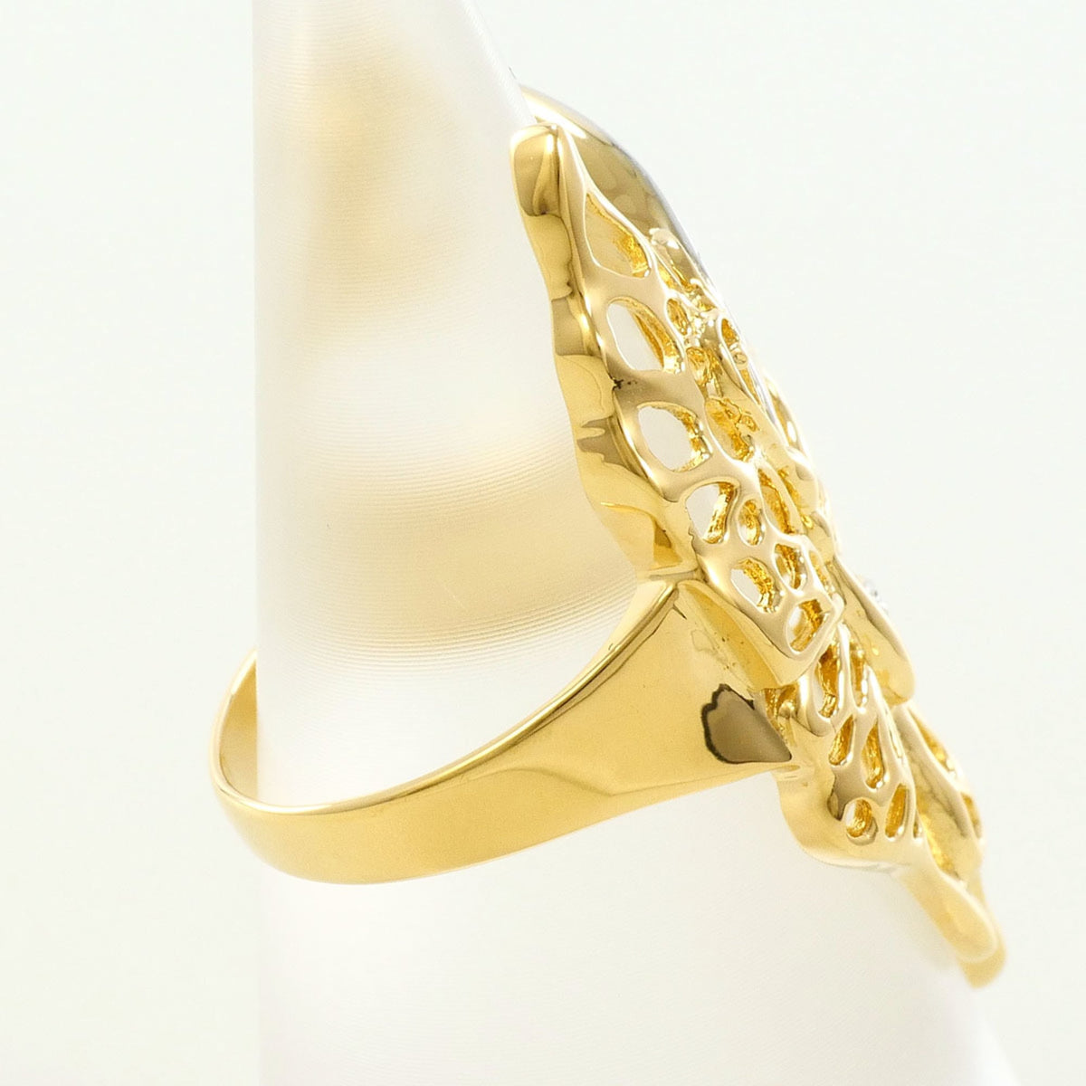 Unbranded Platinum Yellow Gold Yellow Gold (18K) Platinum 900 Band Ring (Pre-Owned)