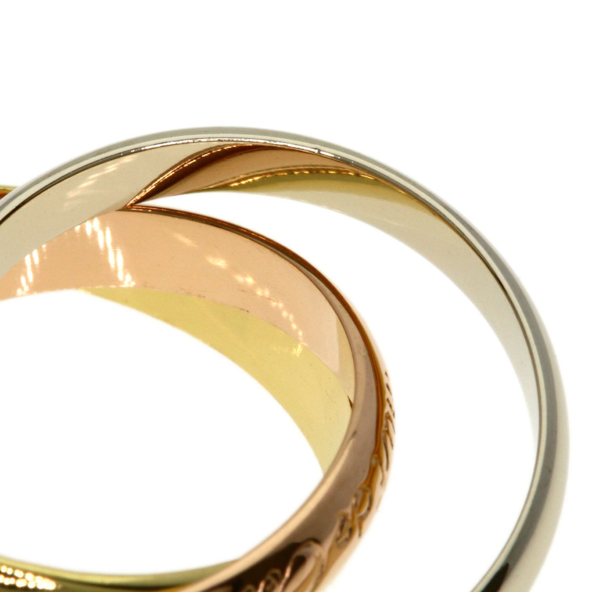 Cartier Trinity Yellow Gold (18K) Pink Gold (18K) White Gold (18K) Band Ring (Pre-Owned)