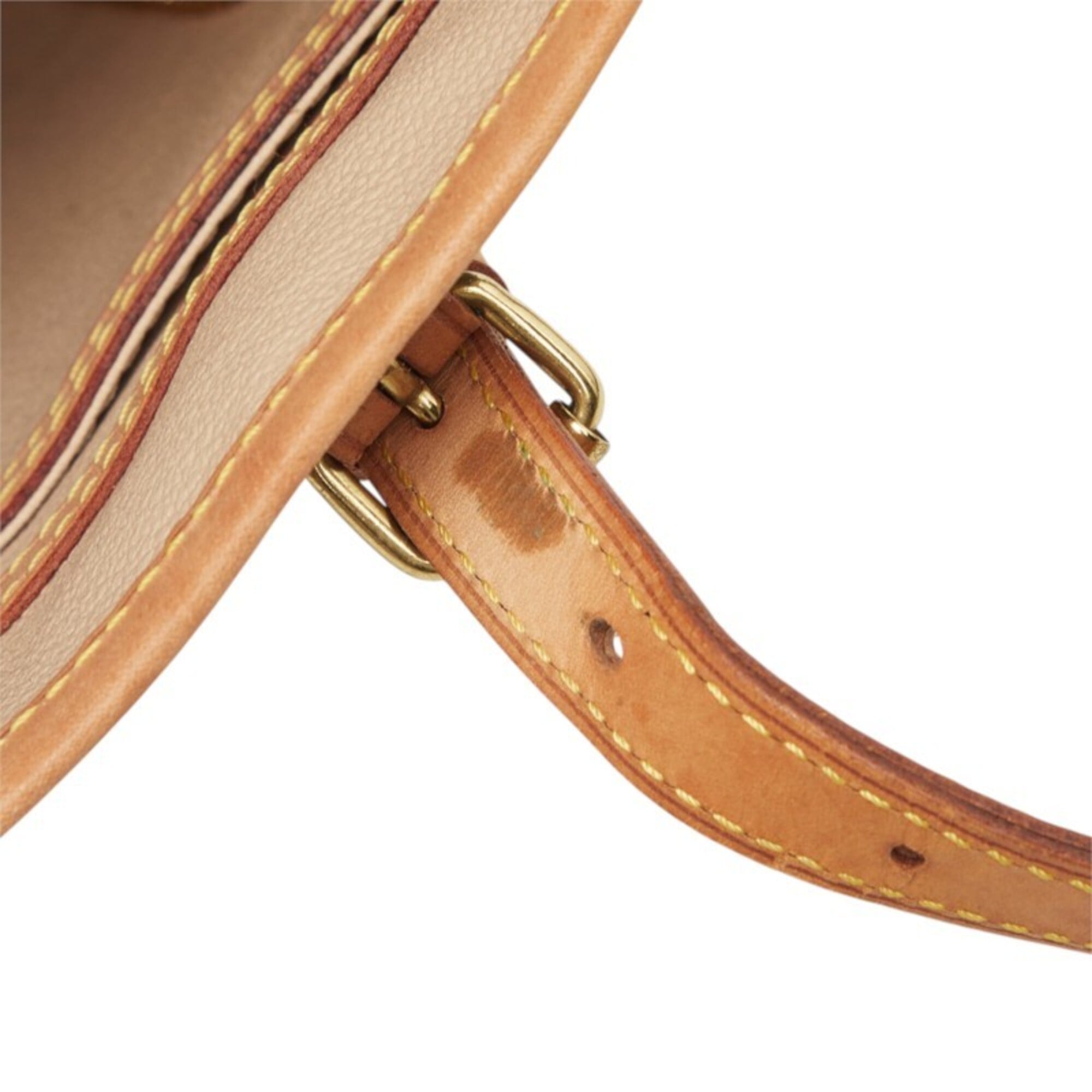 Louis Vuitton Brown Pvc Leather Pouch Shoulder Bag Tote Bag (Pre-Owned)