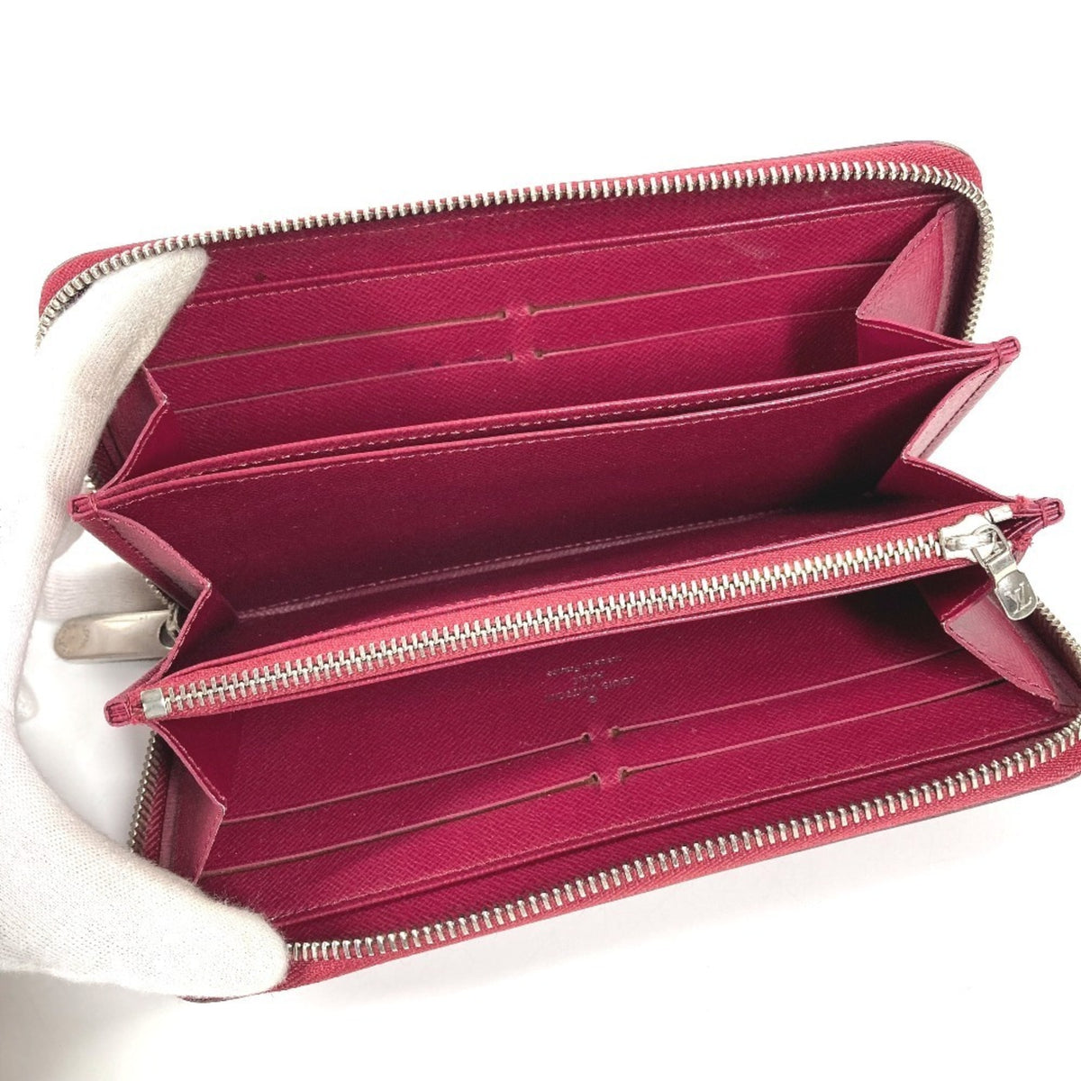 Louis Vuitton Fuchsia Pink Purple Epi Leather Long Wallet (Bi-Fold) (Pre-Owned)