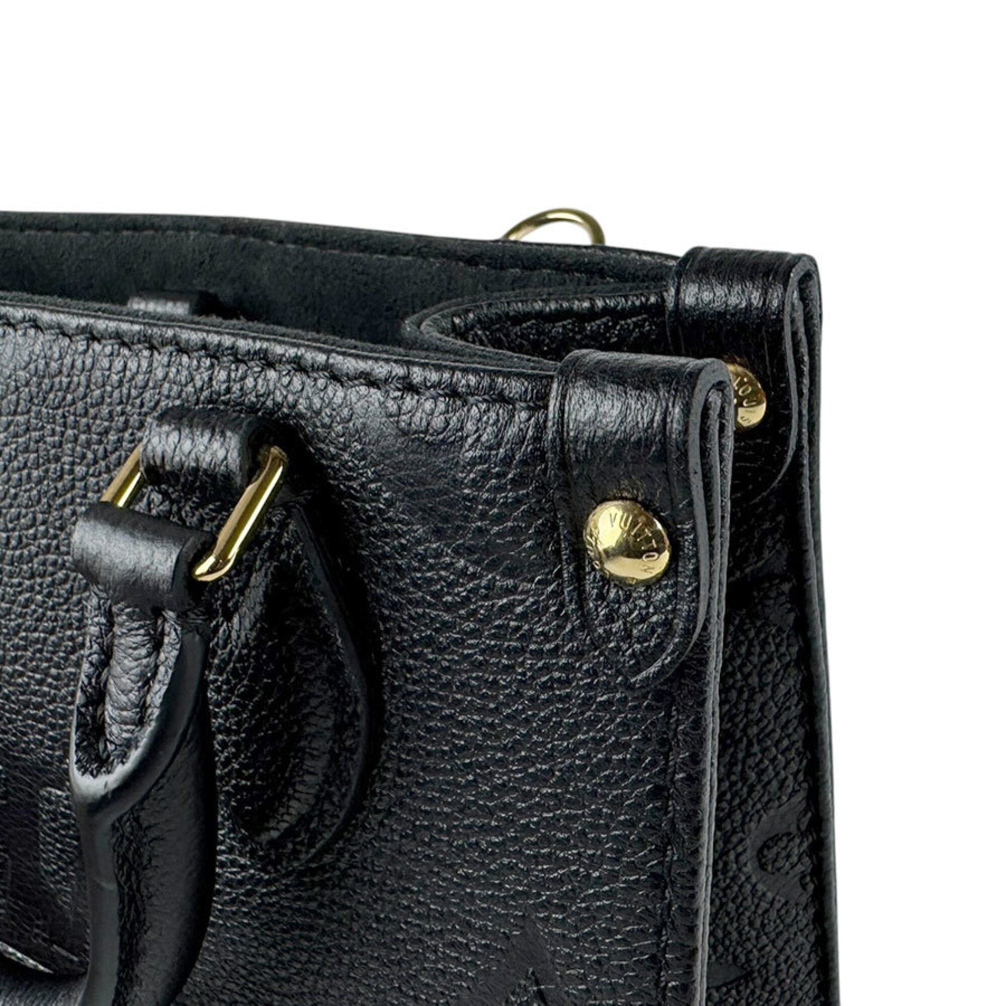 Louis Vuitton Noir Monogram Empreinte Handbag Shoulder Bag (Pre-Owned)