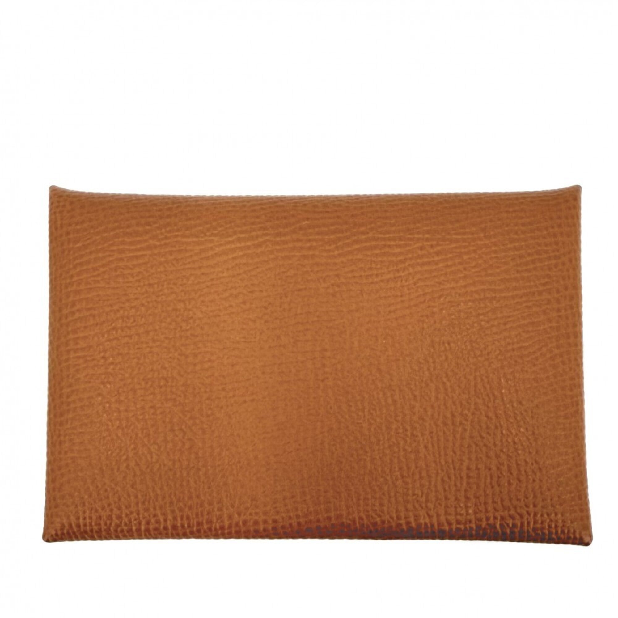Hermes Brown Epsom Leather Coin Purse/Coin Case (Pre-Owned)