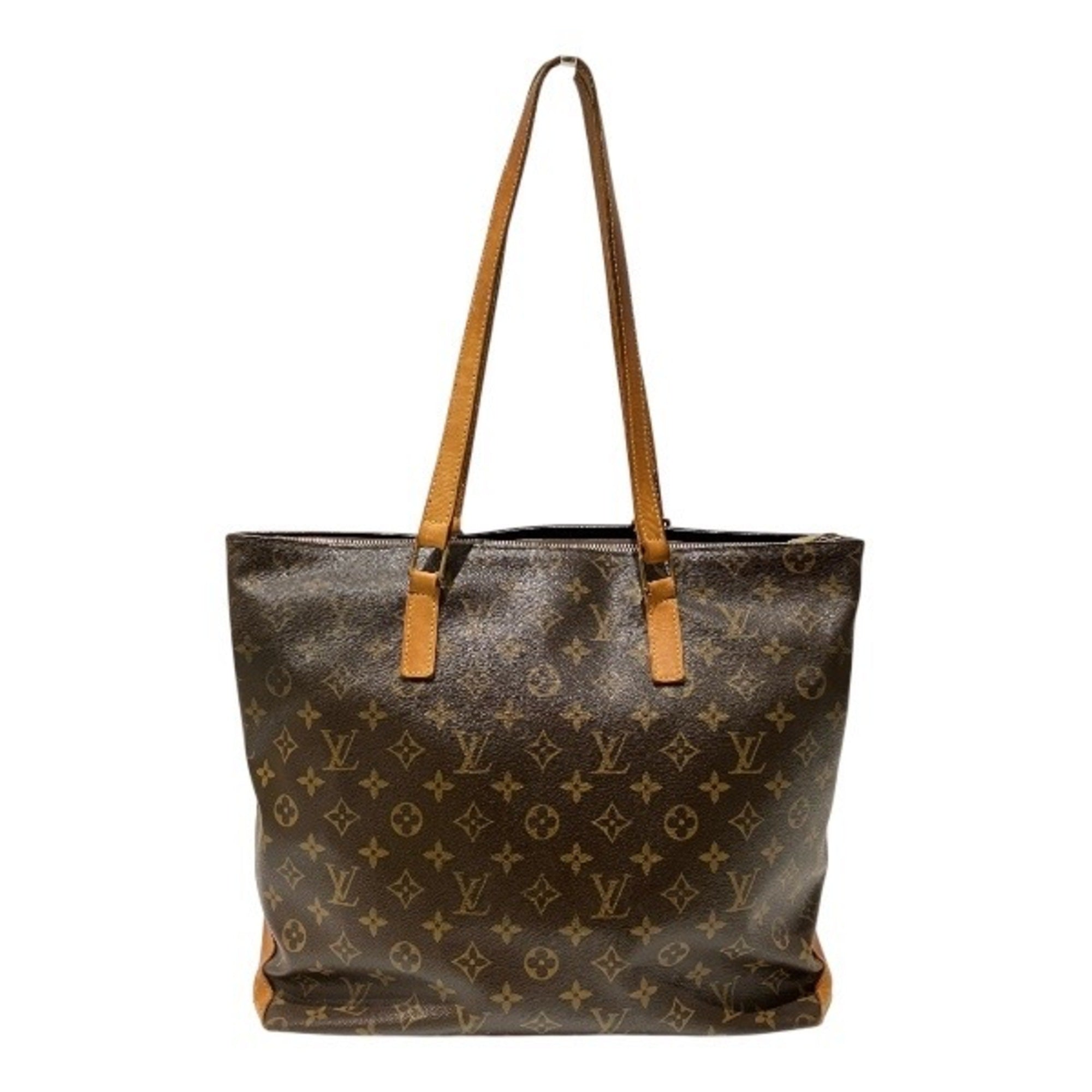 Louis Vuitton Brown Monogram Handbag Tote Bag (Pre-Owned)