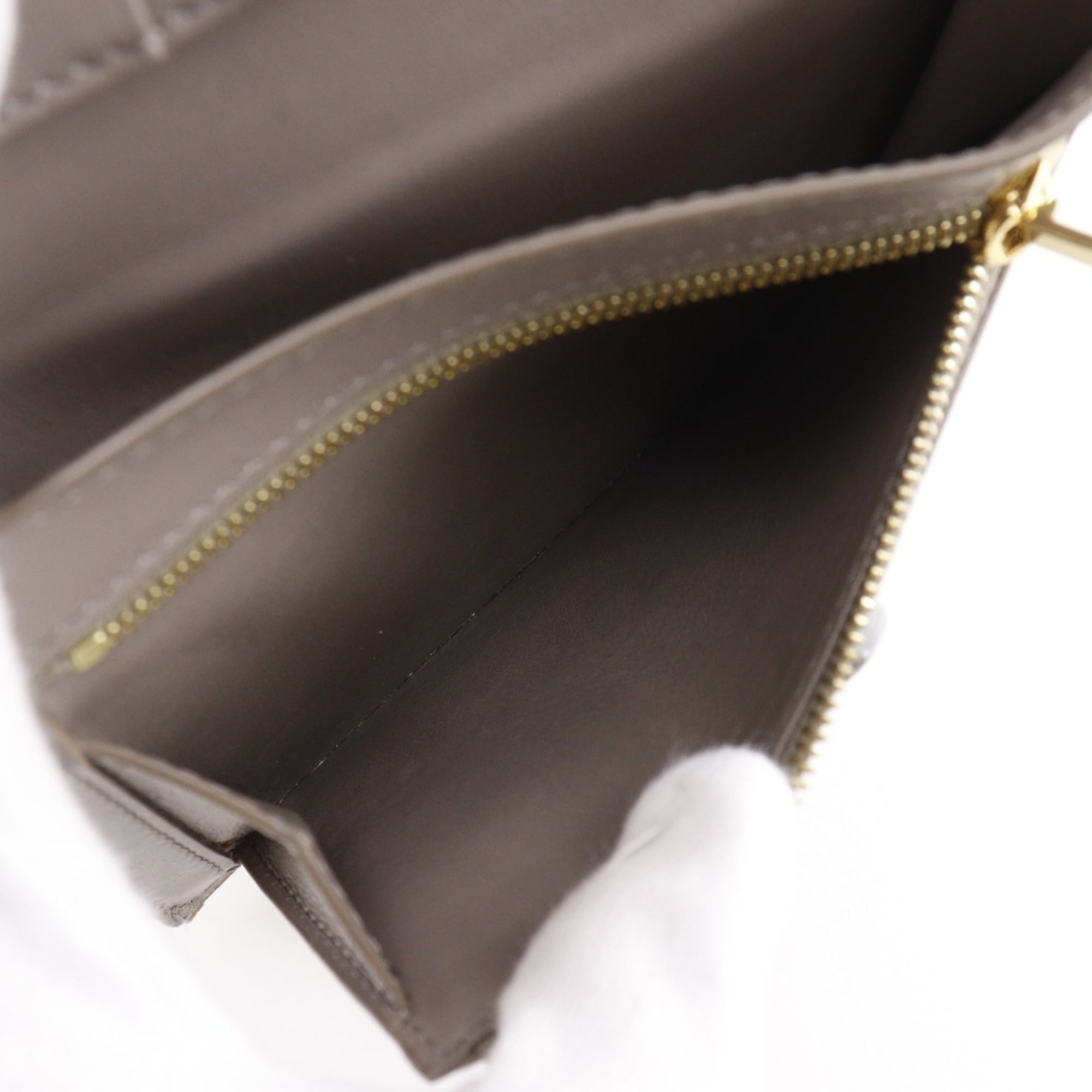 Celine Gray Leather Wallet (Bi-Fold) (Pre-Owned)
