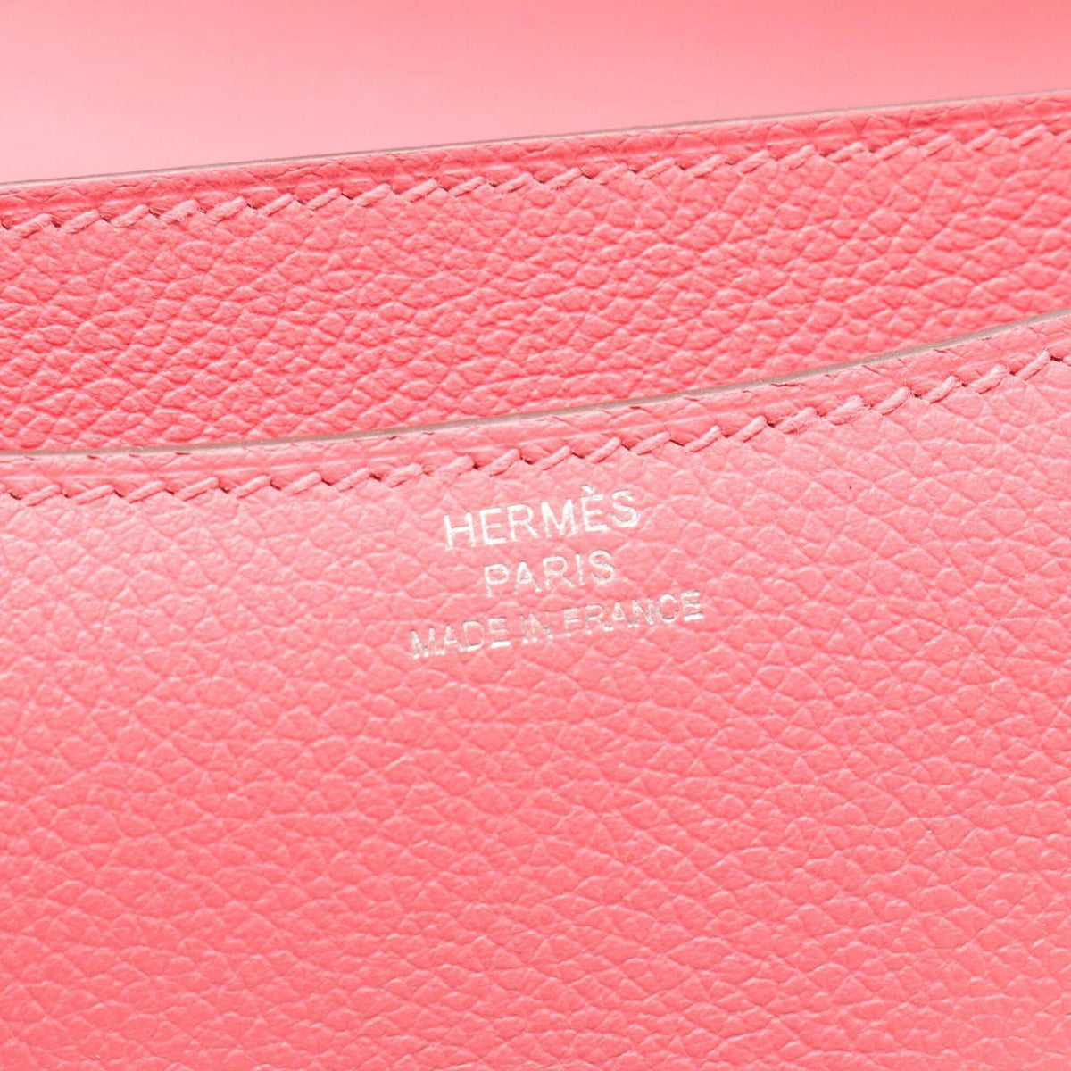 Hermes Pink Evercalf Leather Leather Handbag Shoulder Bag (Pre-Owned)