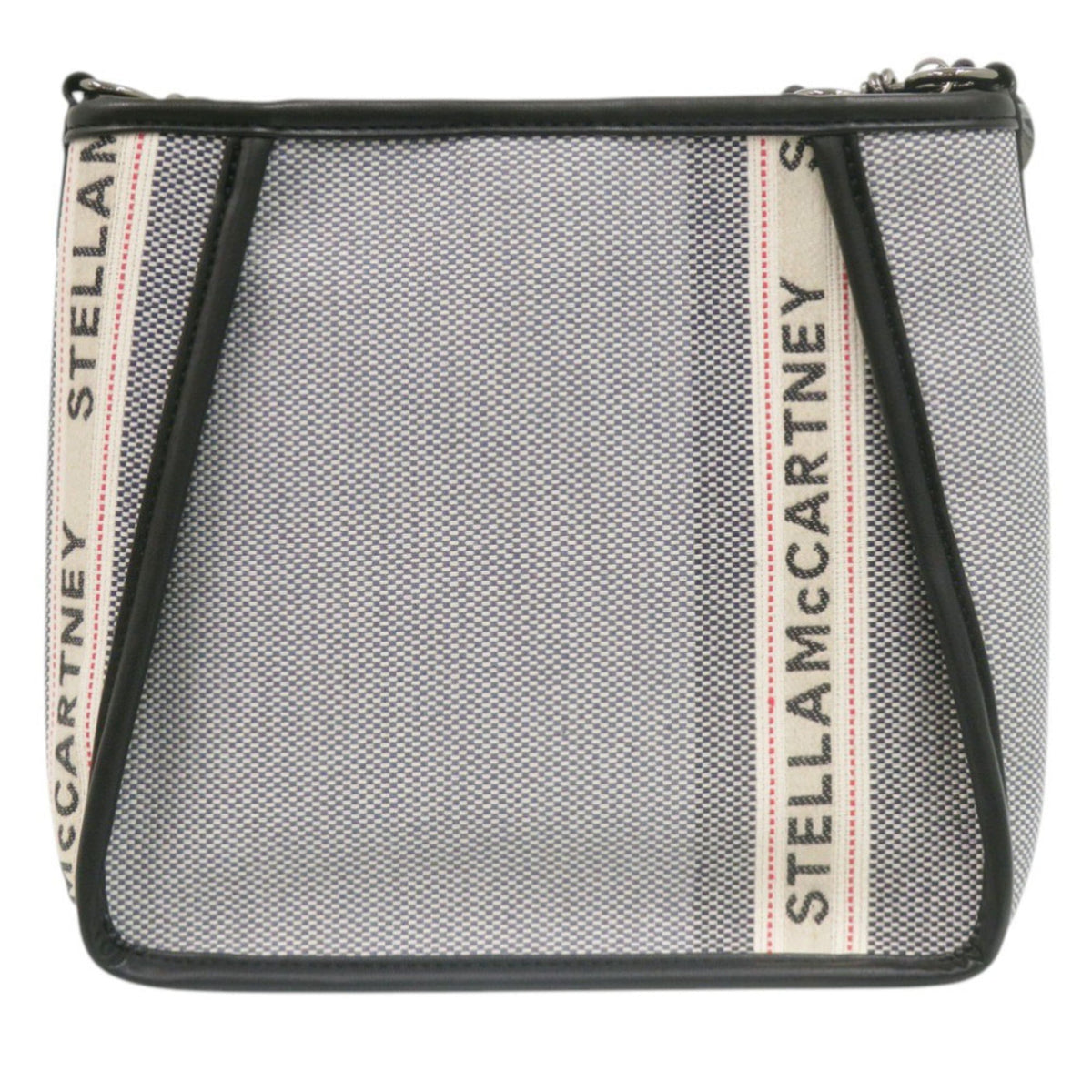 Stella Mccartney Gray Canvas Shoulder Bag (Pre-Owned)