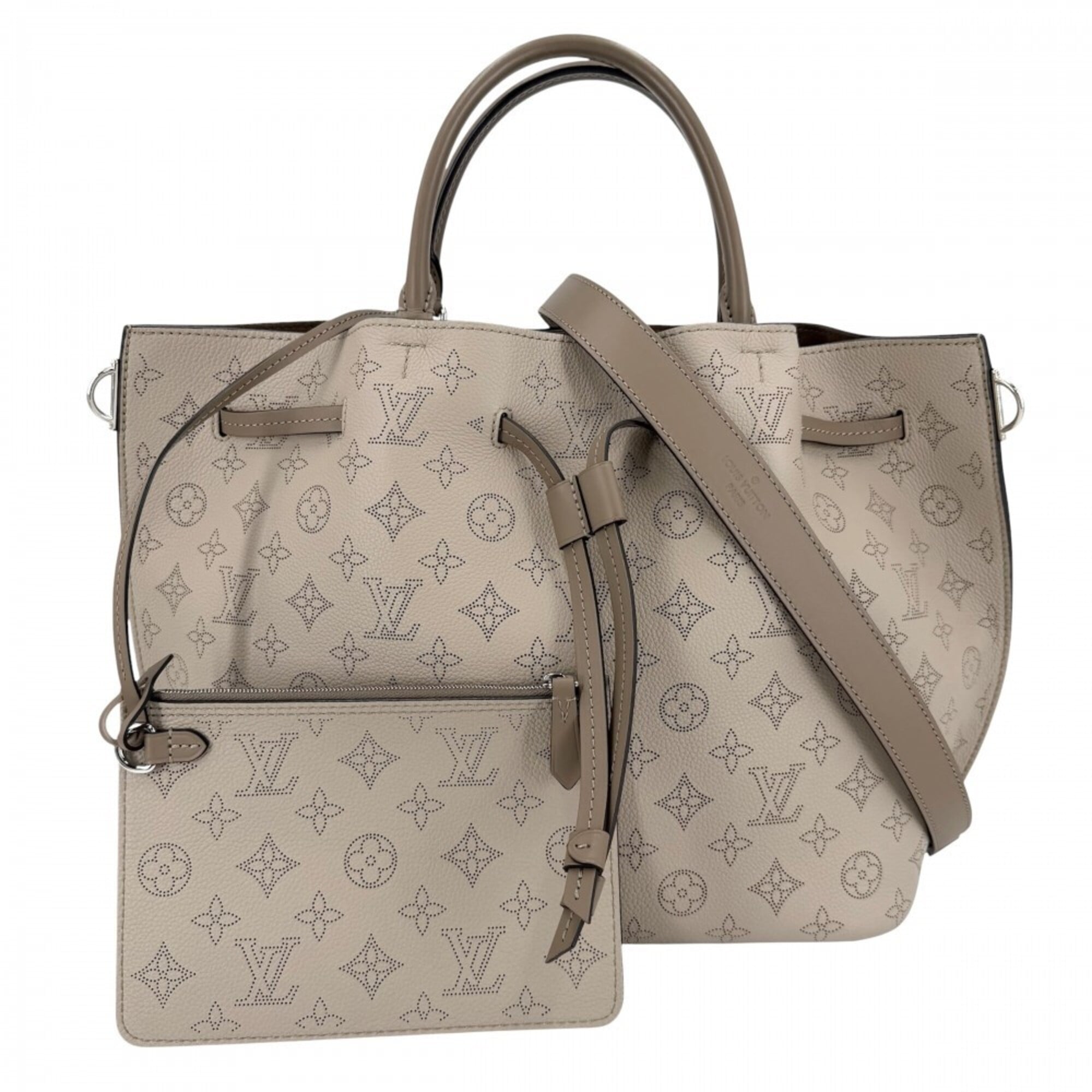 Louis Vuitton Galle Mahina Leather Leather Shoulder Bag Tote Bag (Pre-Owned)