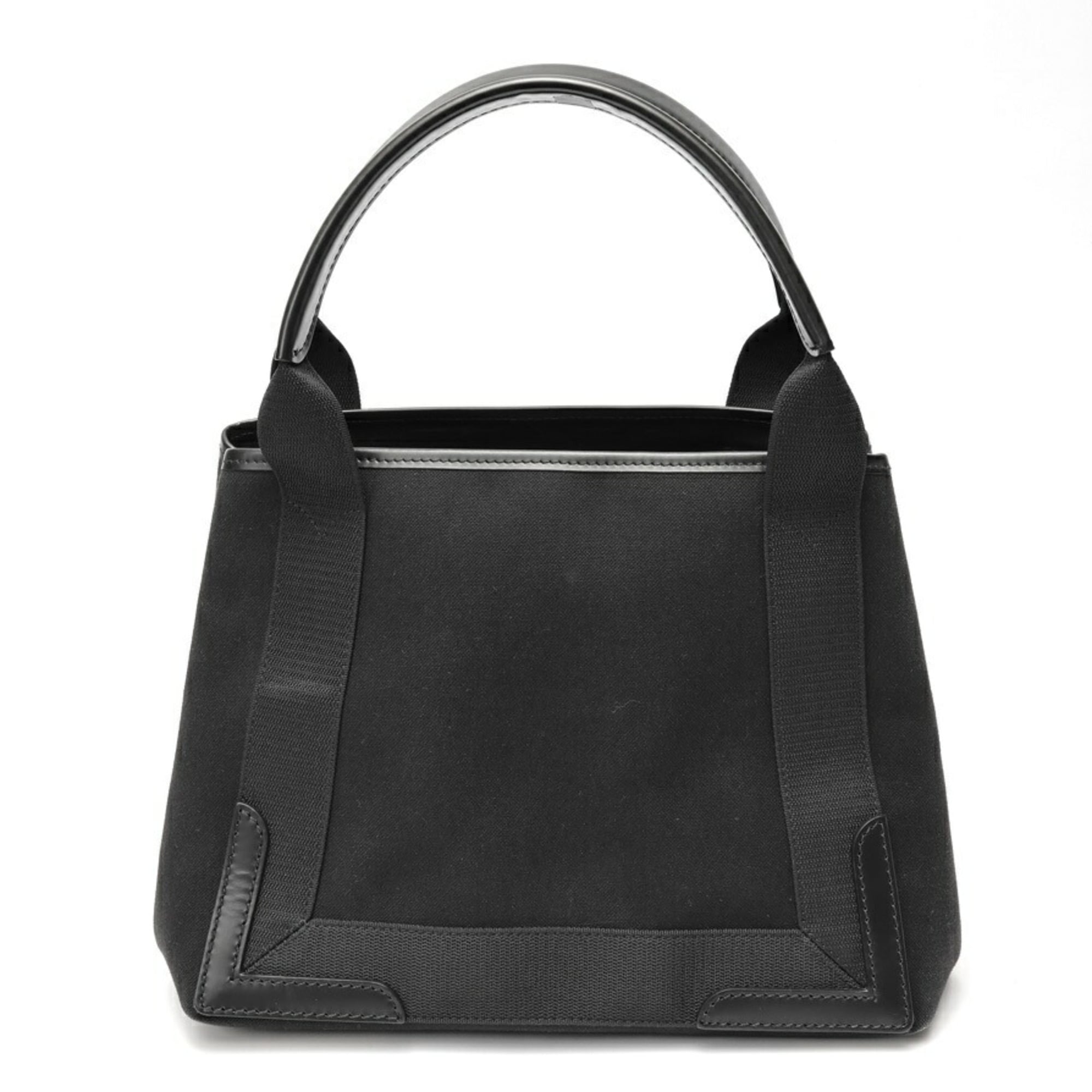 Balenciaga Black Canvas Leather Tote Bag (Pre-Owned)