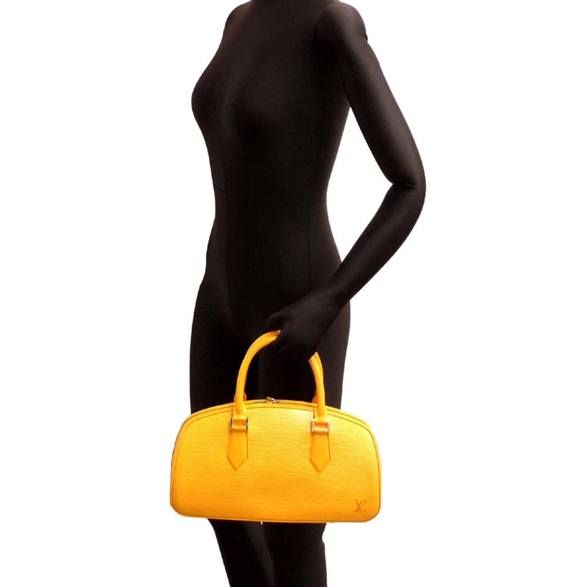 Louis Vuitton Yellow Epi Leather Handbag (Pre-Owned)