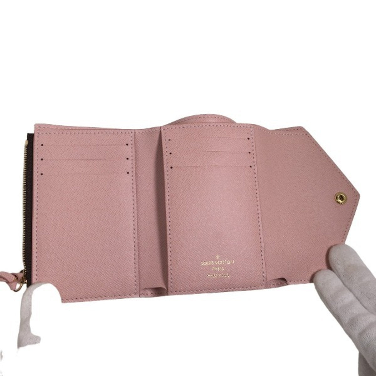 Louis Vuitton Rose Ballerine Monogram Wallet (Tri-Fold) (Pre-Owned)