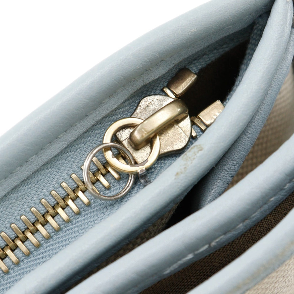 Fendi Beige Canvas Shoulder Bag (Pre-Owned)