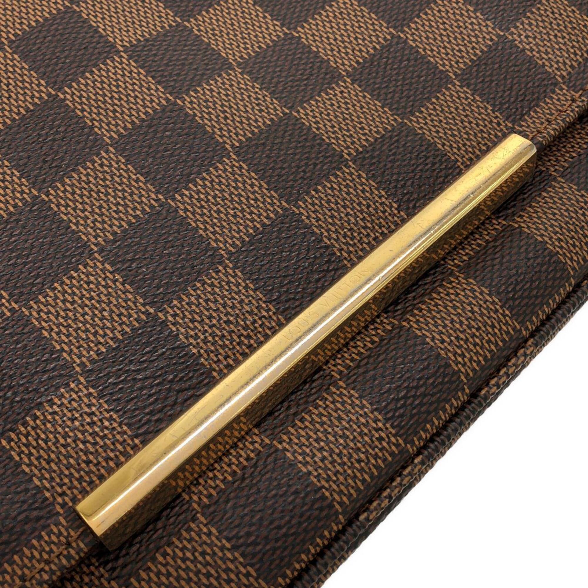 Louis Vuitton Ebene Coated Canvas Shoulder Bag (Pre-Owned)