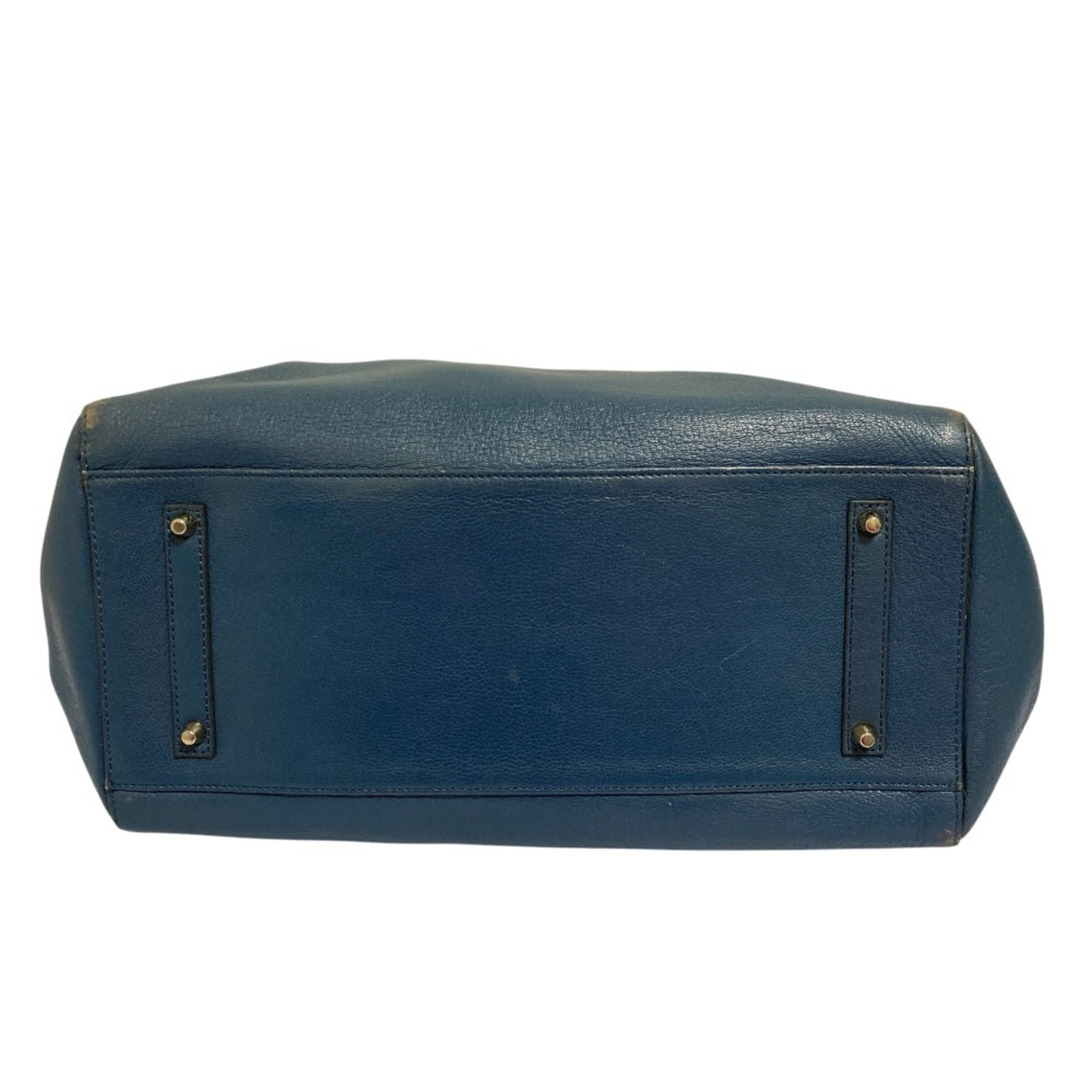 Anya Hindmarch Blue Handbag Shoulder Bag (Pre-Owned)