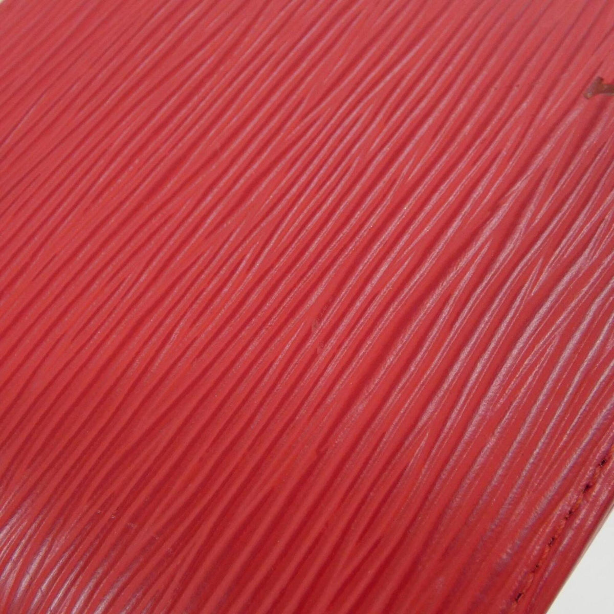 Louis Vuitton Red Color Leather Wallet (Bi-Fold) (Pre-Owned)