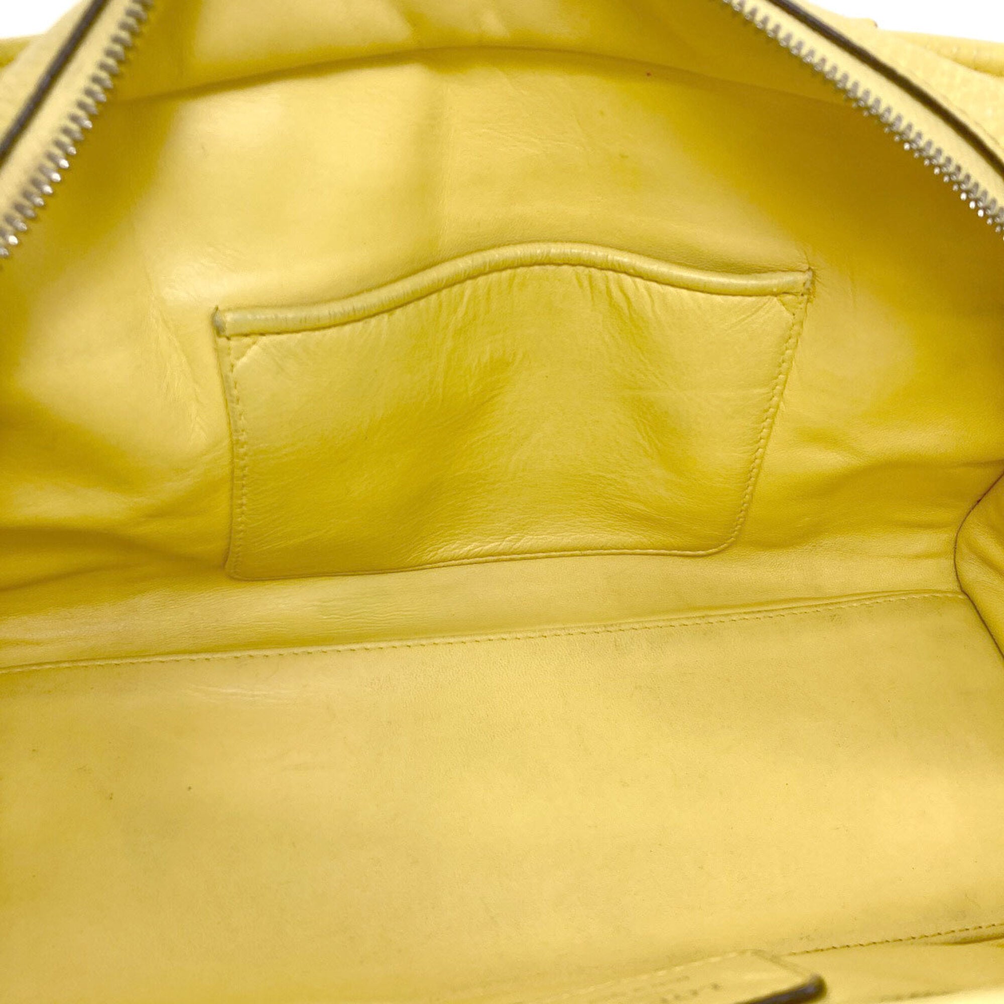 Loewe Yellow Leather Handbag (Pre-Owned)