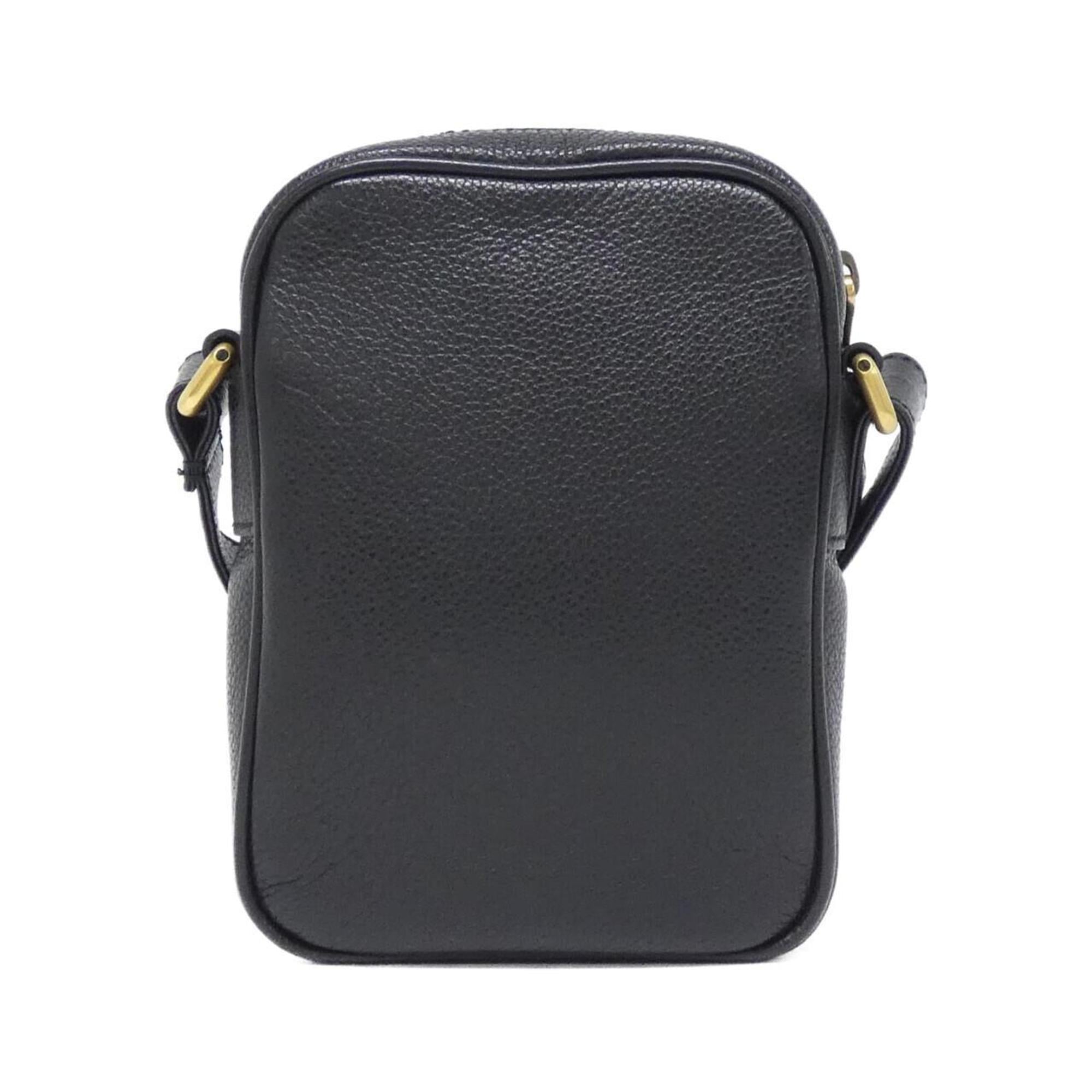 Gucci Black Leather Shoulder Bag (Pre-Owned)