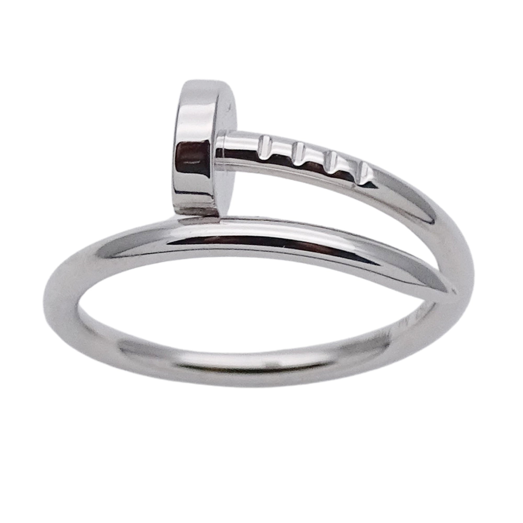 Cartier White Gold White Gold (18K) Band Ring (Pre-Owned)