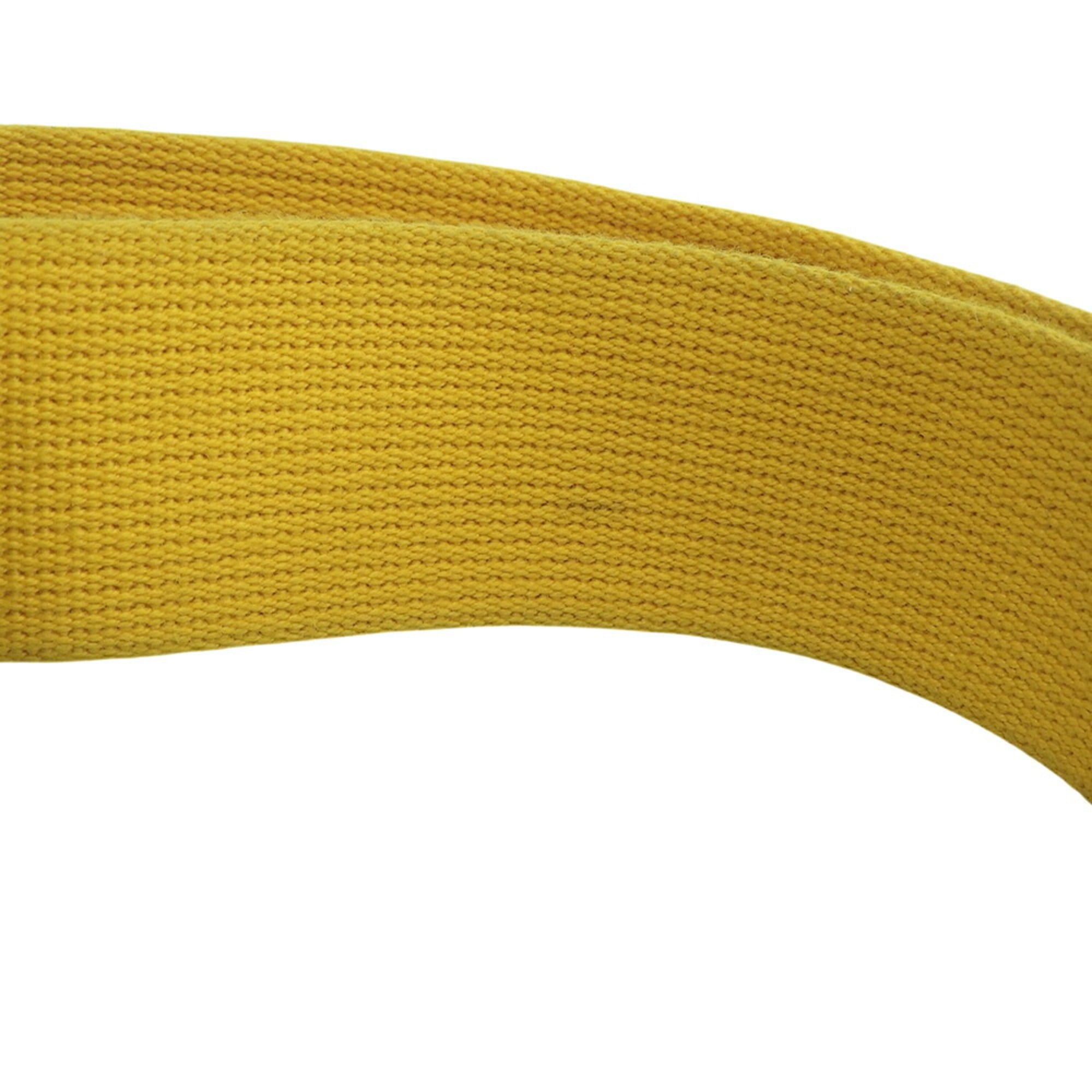 Hermes Yellow Taurillon Clemence Leather Shoulder Bag Tote Bag (Pre-Owned)