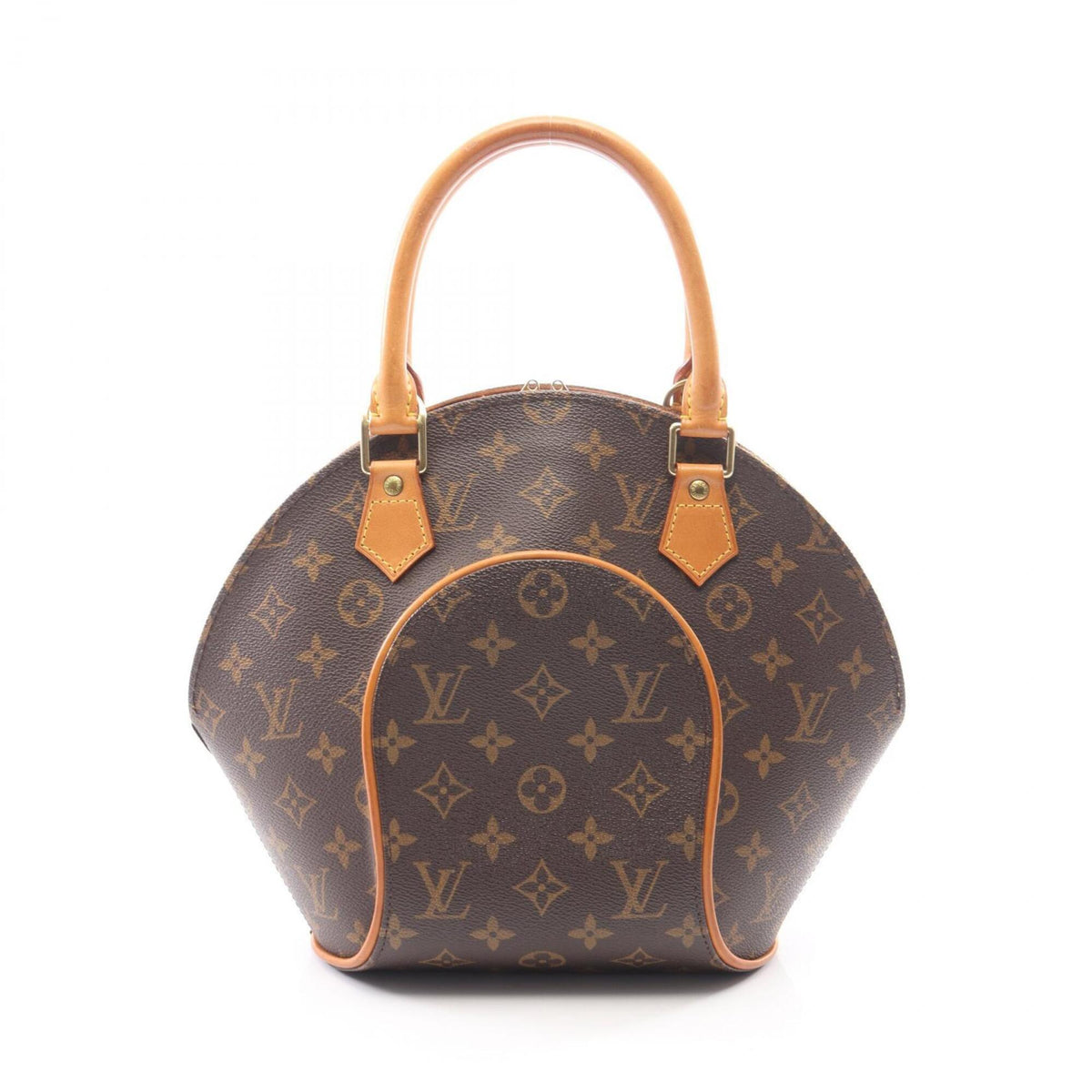 Louis Vuitton Brown Coated Canvas Leather Handbag (Pre-Owned)