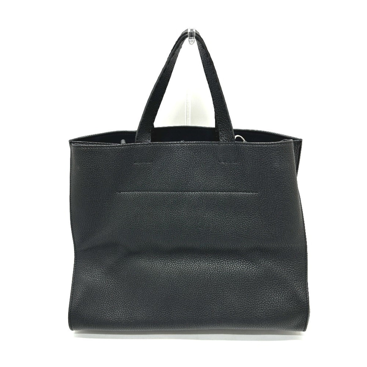 Fendi Selleria Black Leather Tote Bag (Pre-Owned)