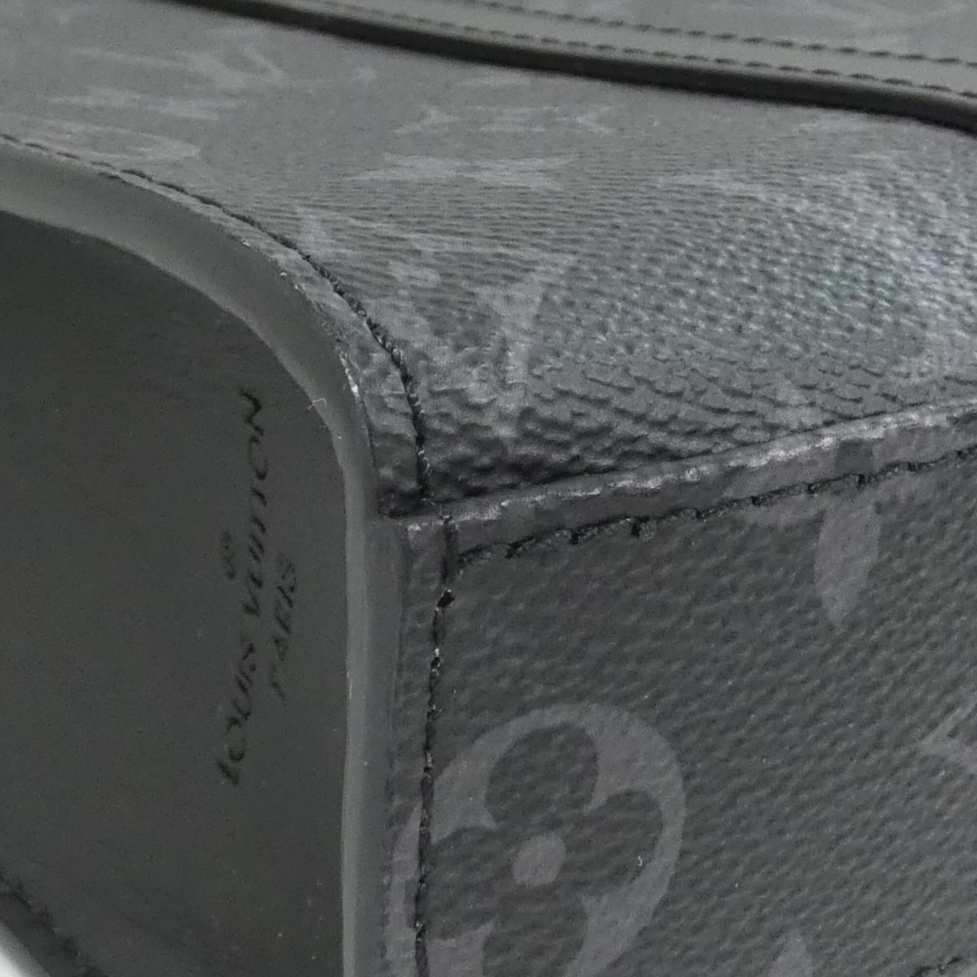 Louis Vuitton Monogram Eclipse Black Coated Canvas Handbag (Pre-Owned)