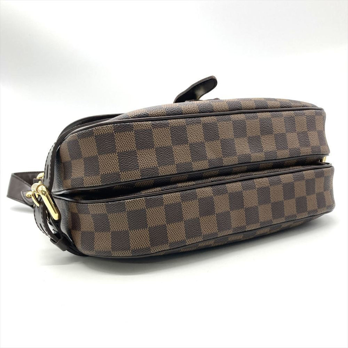 Louis Vuitton Brown Damier Canvas Ebene Damier Azur Shoulder Bag (Pre-Owned)