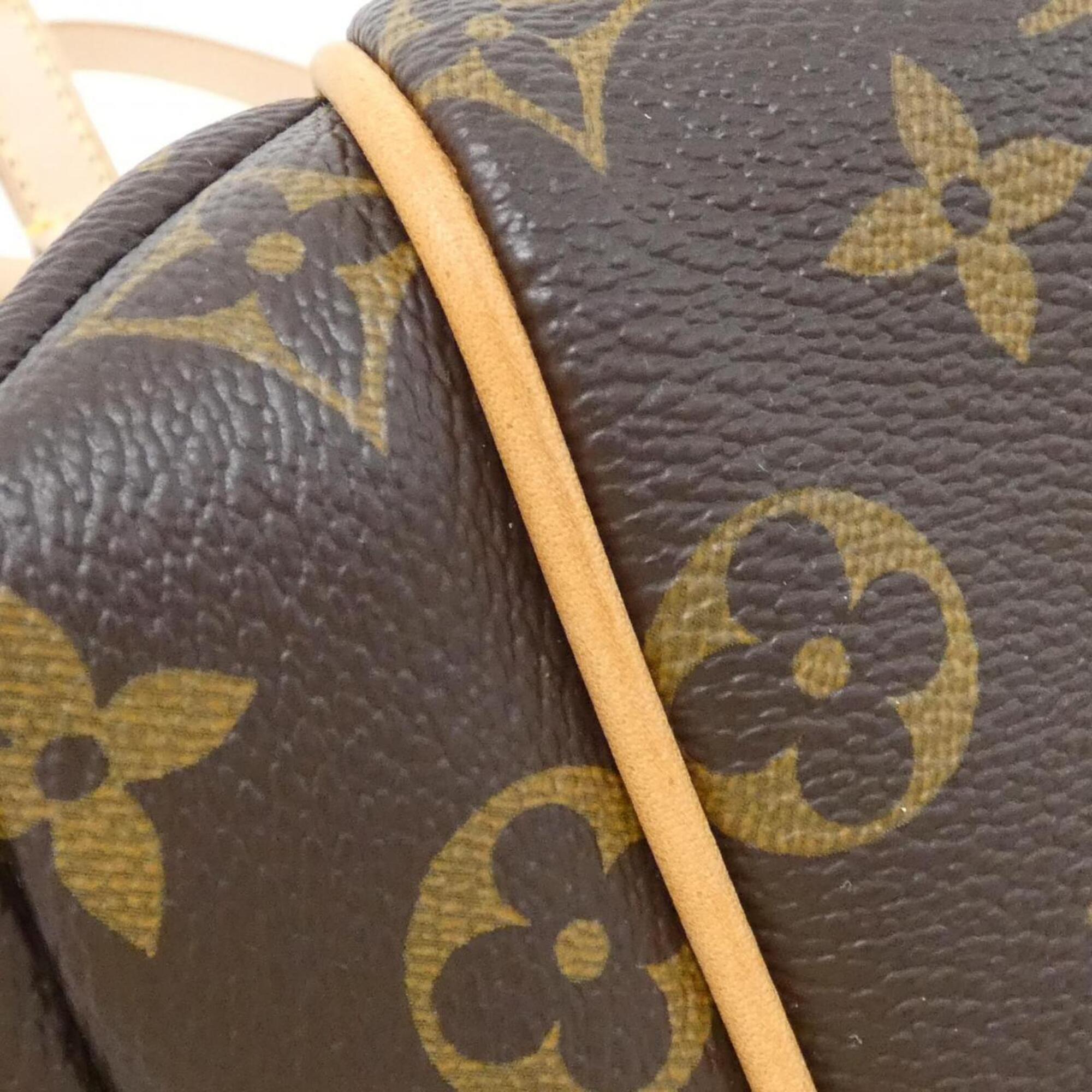 Louis Vuitton Marron Coated Canvas Handbag (Pre-Owned)