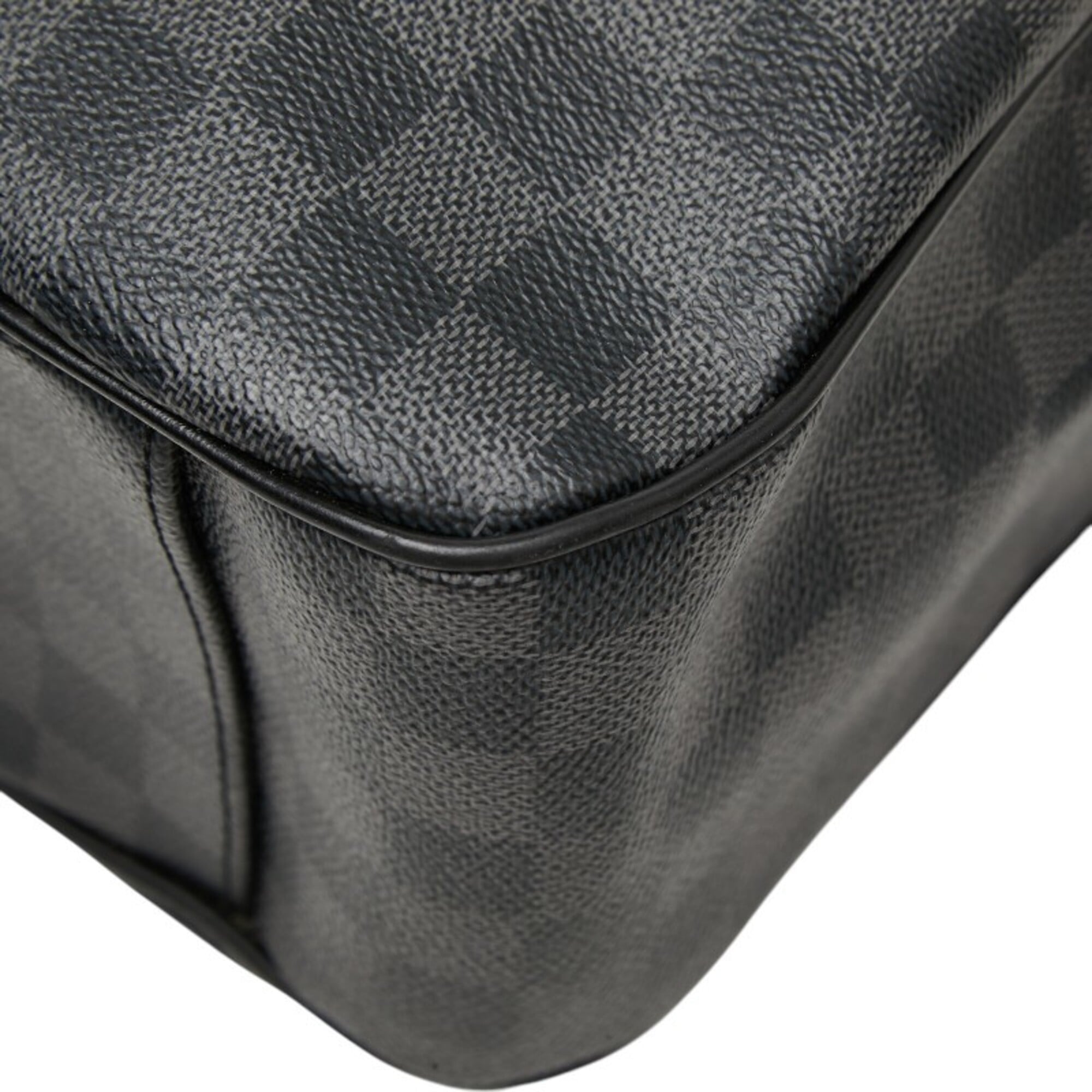 Louis Vuitton Black Pvc Leather Shoulder Bag (Pre-Owned)