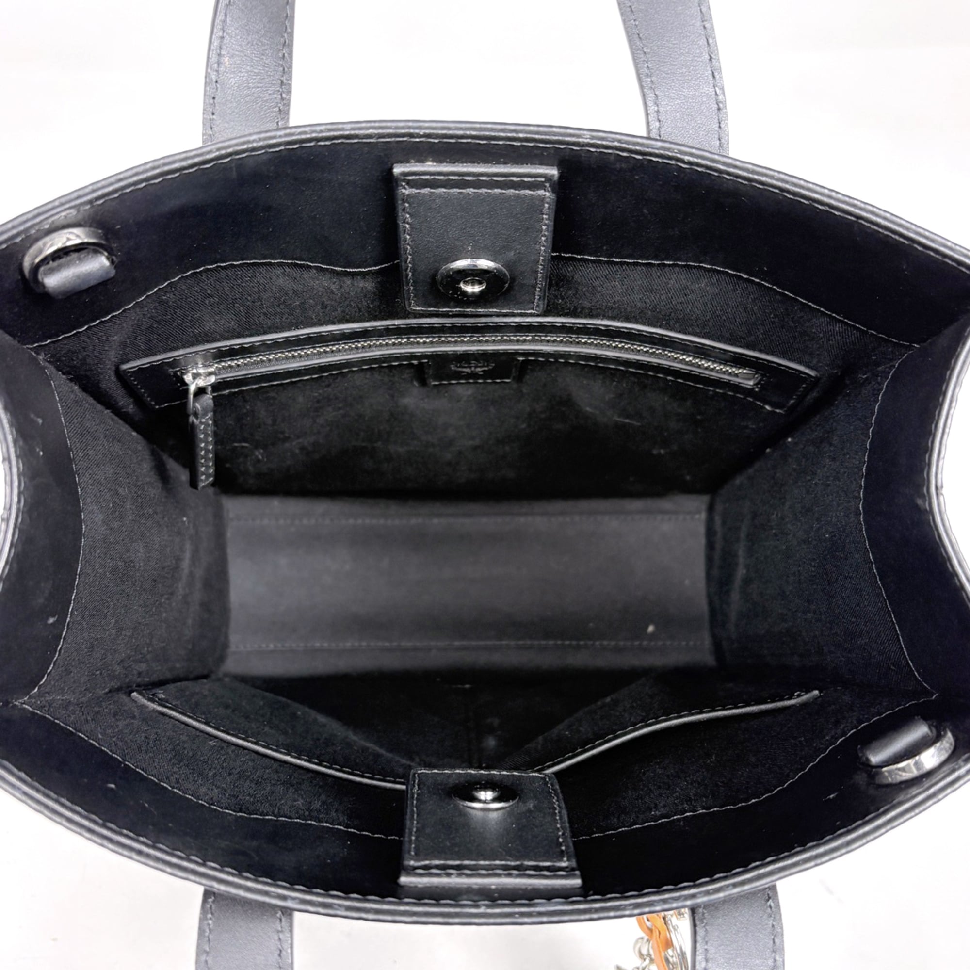 Mcm Visetos Black Leather Tote Bag (Pre-Owned)