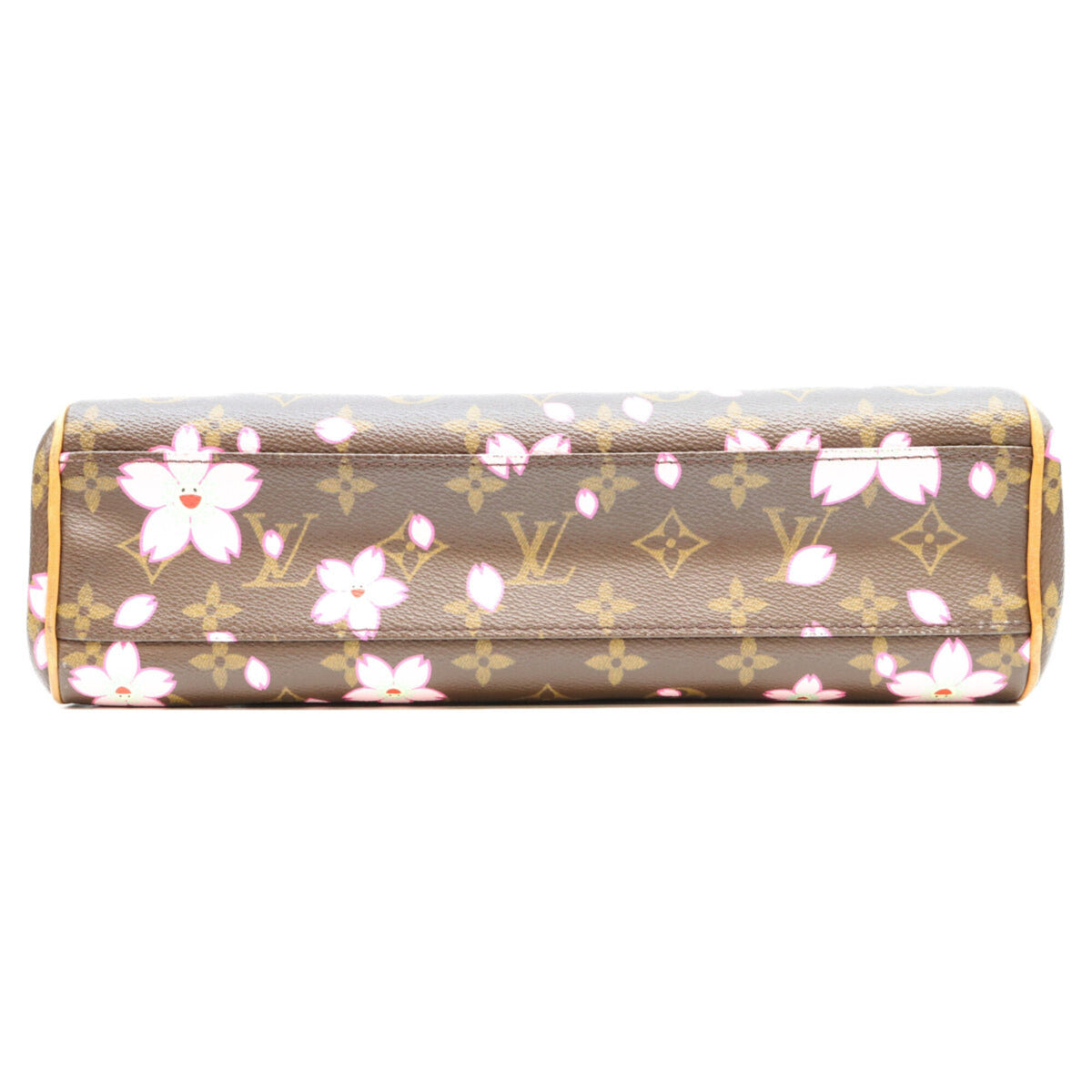 Louis Vuitton Brown Pink Monogram Cherry Blossom Handbag (Pre-Owned)