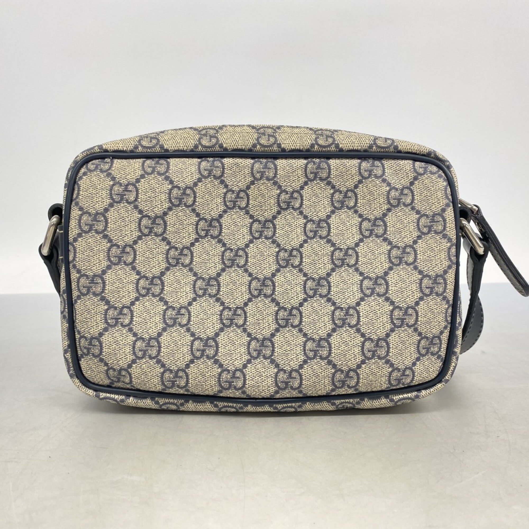 Gucci Navy Pvc Shoulder Bag (Pre-Owned)