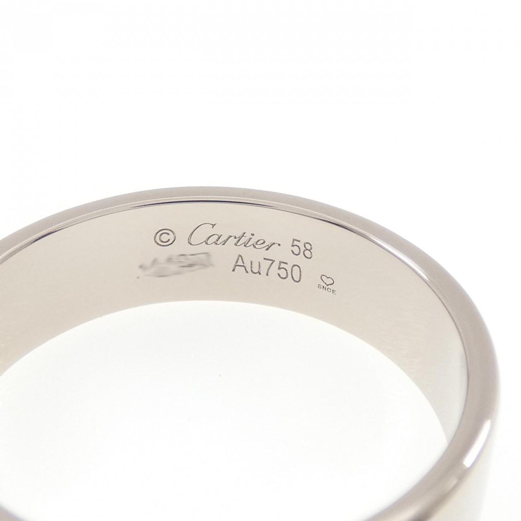 Cartier White Gold White Gold (18K) Band Ring (Pre-Owned)